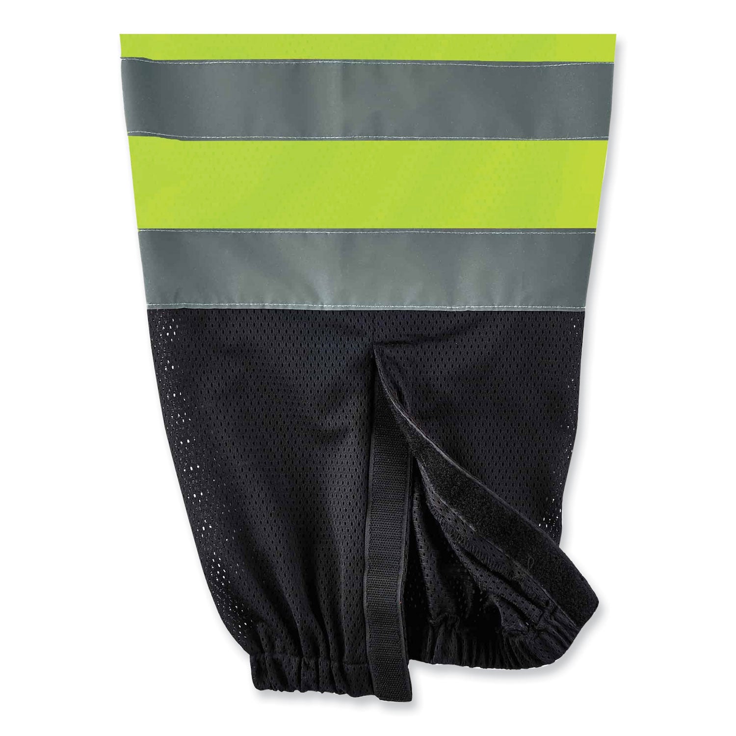 ergodyne® GloWear 8910BK Class E Hi-Vis Pants with Black Bottom, Polyester, Large/X-Large, Lime