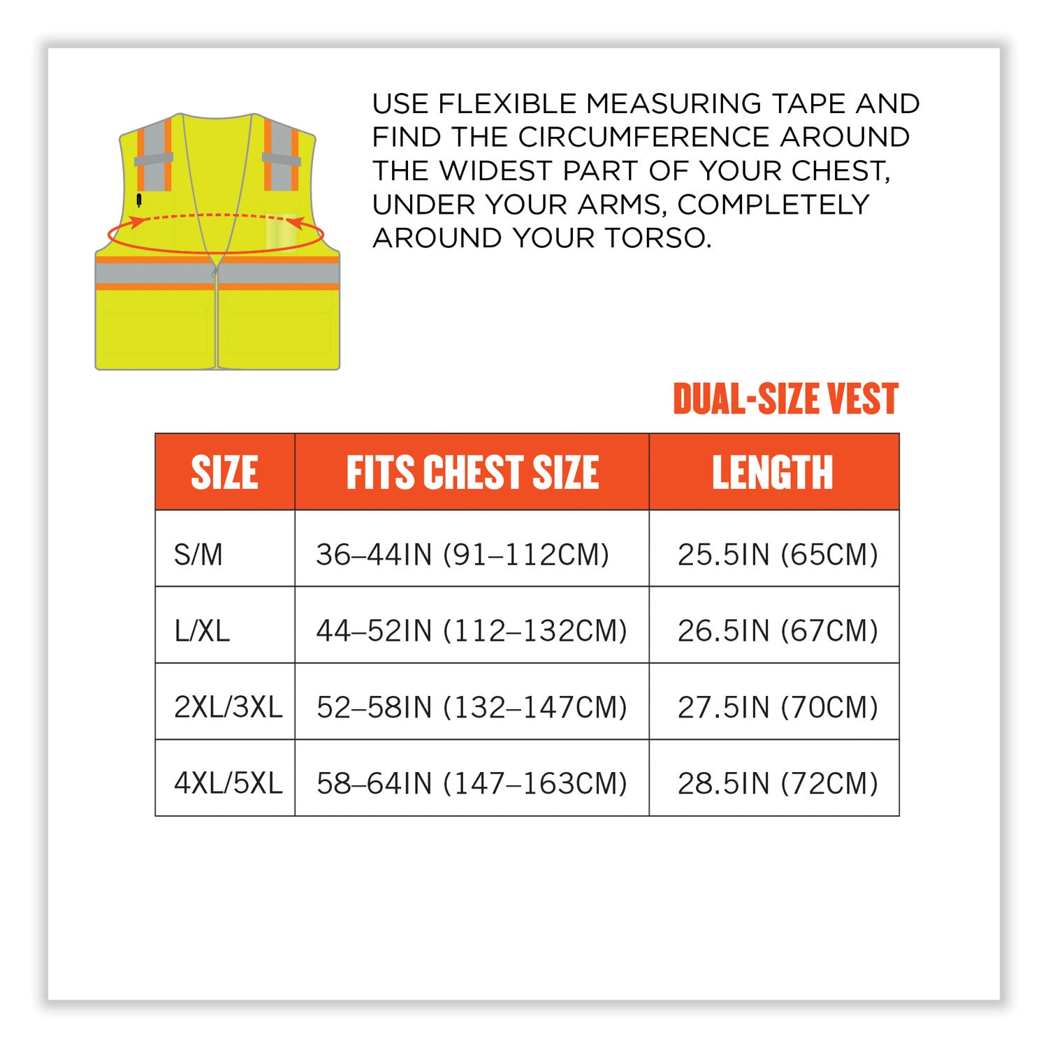 ergodyne® GloWear 8246Z Class 2 Two-Tone Mesh Reflective Binding Zipper Vest, Polyester, Small/Medium, Lime