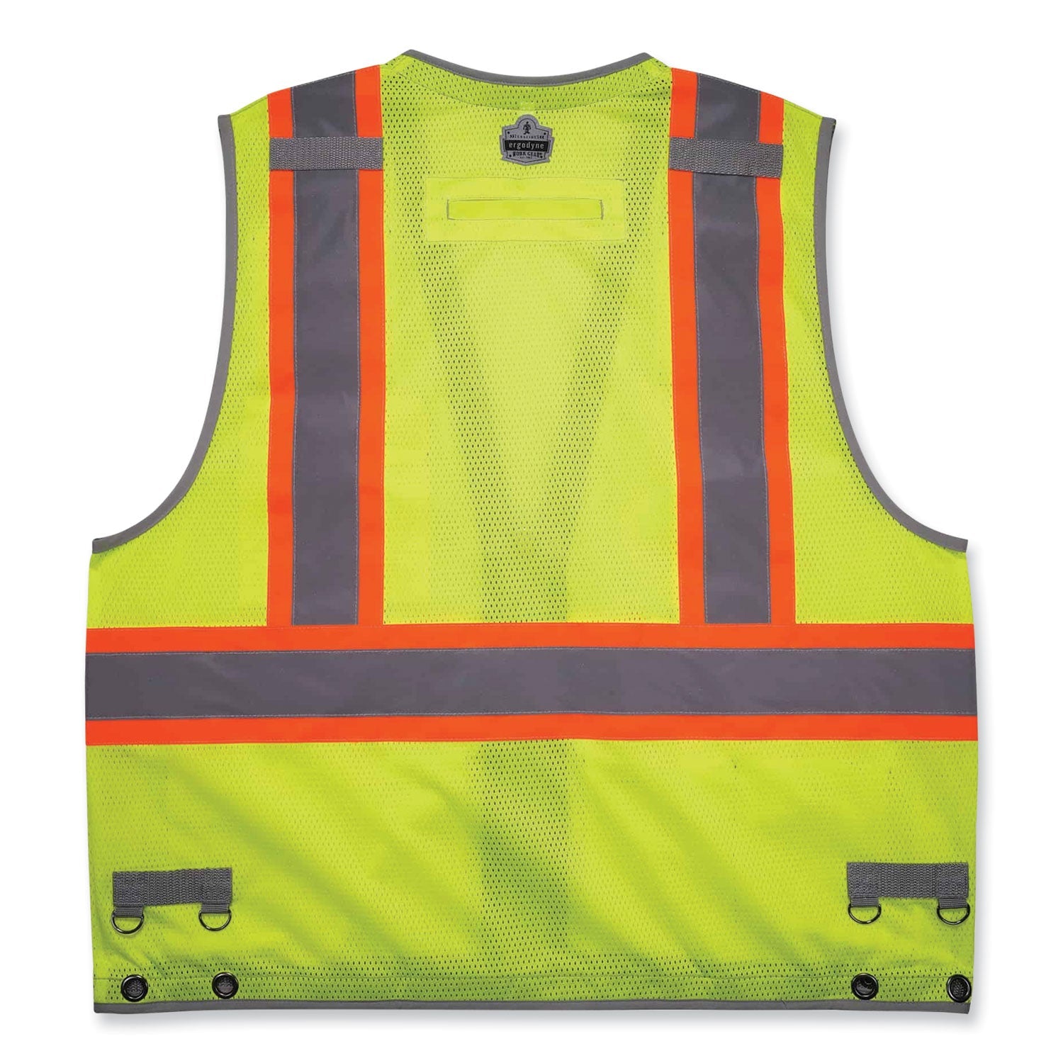 ergodyne® GloWear 8231TV Class 2 Hi-Vis Tool Tethering Safety Vest, Polyester, Small/Medium, Lime
