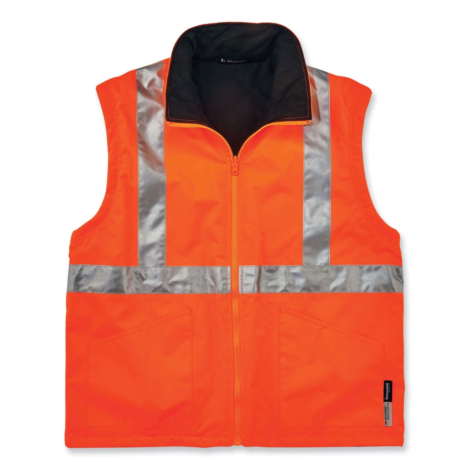 ergodyne® GloWear 8385 Class 3 Hi-Vis 4-in-1 Jacket, Small, Orange