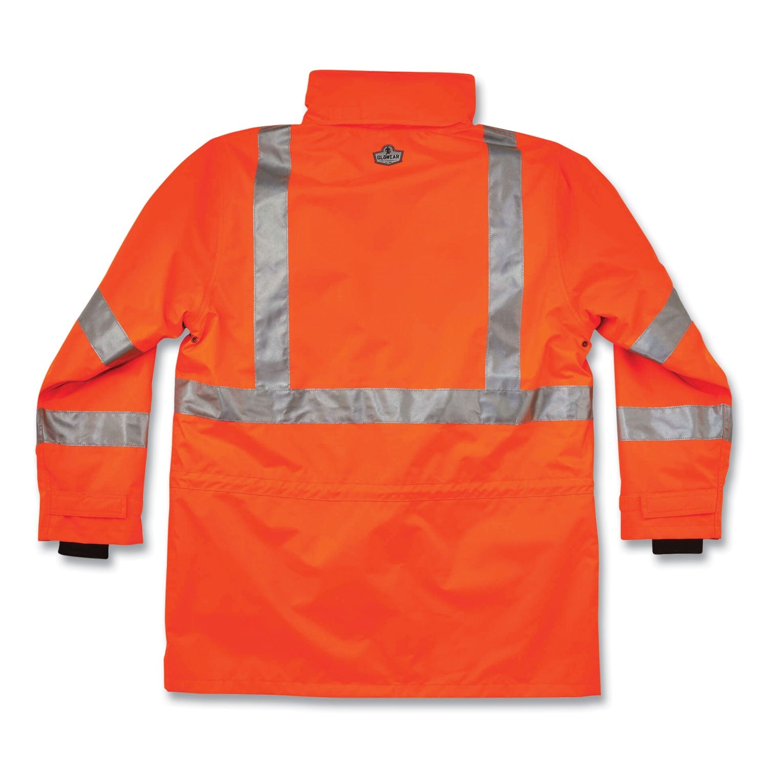 ergodyne® GloWear 8385 Class 3 Hi-Vis 4-in-1 Jacket, 2X-Large, Orange