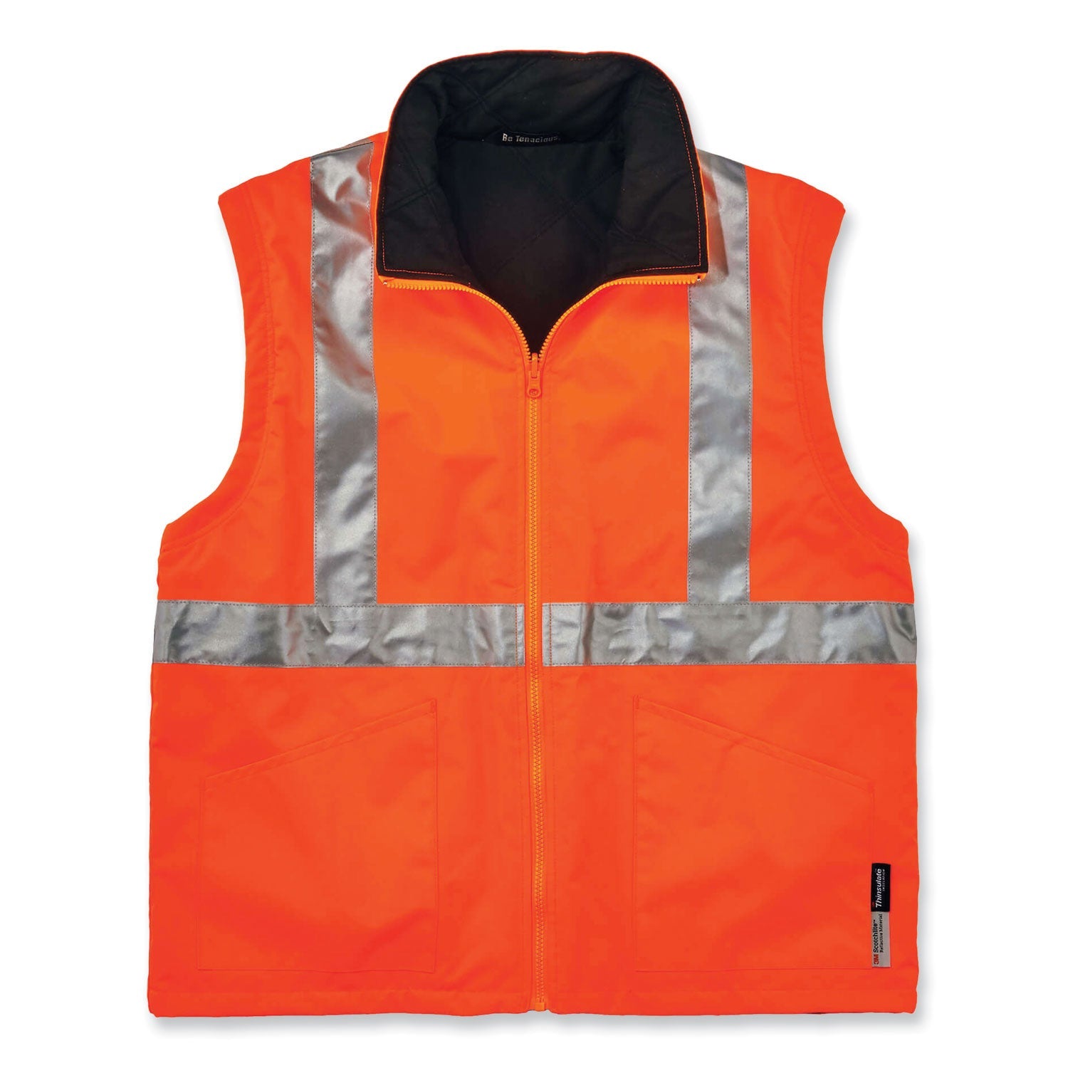 ergodyne® GloWear 8385 Class 3 Hi-Vis 4-in-1 Jacket, 5X-Large, Orange