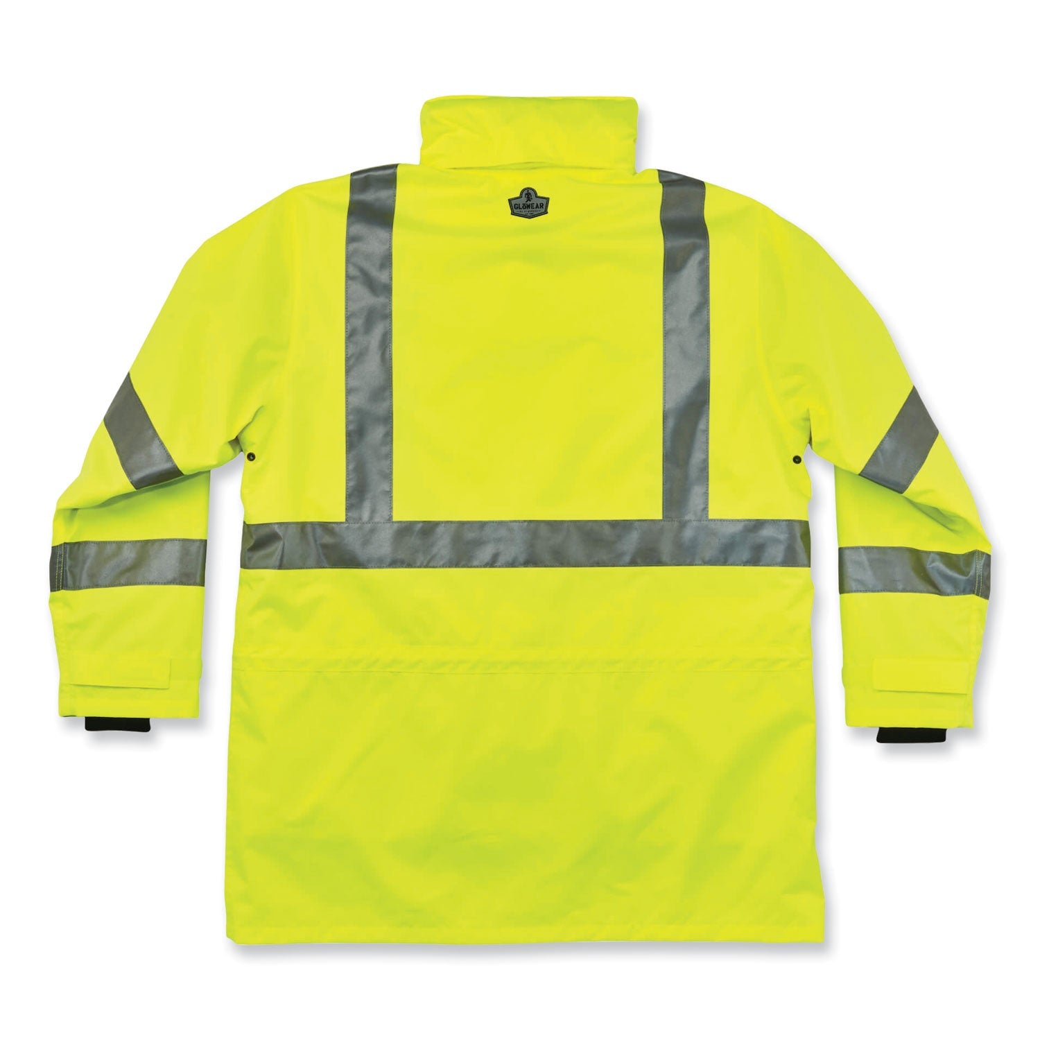 ergodyne® GloWear 8385 Class 3 Hi-Vis 4-in-1 Jacket, 5X-Large, Lime