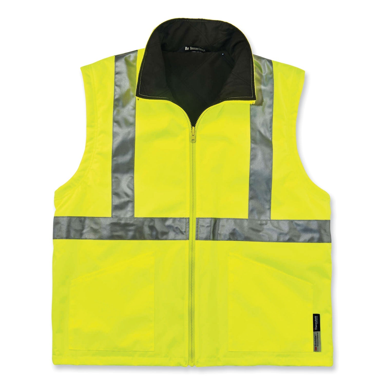 ergodyne® GloWear 8385 Class 3 Hi-Vis 4-in-1 Jacket, Medium, Lime