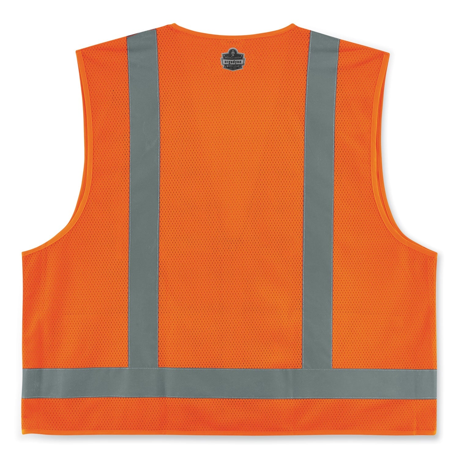 ergodyne® GloWear 8249Z-S Single Size Class 2 Economy Surveyors Zipper Vest, Polyester, 2X-Large, Orange