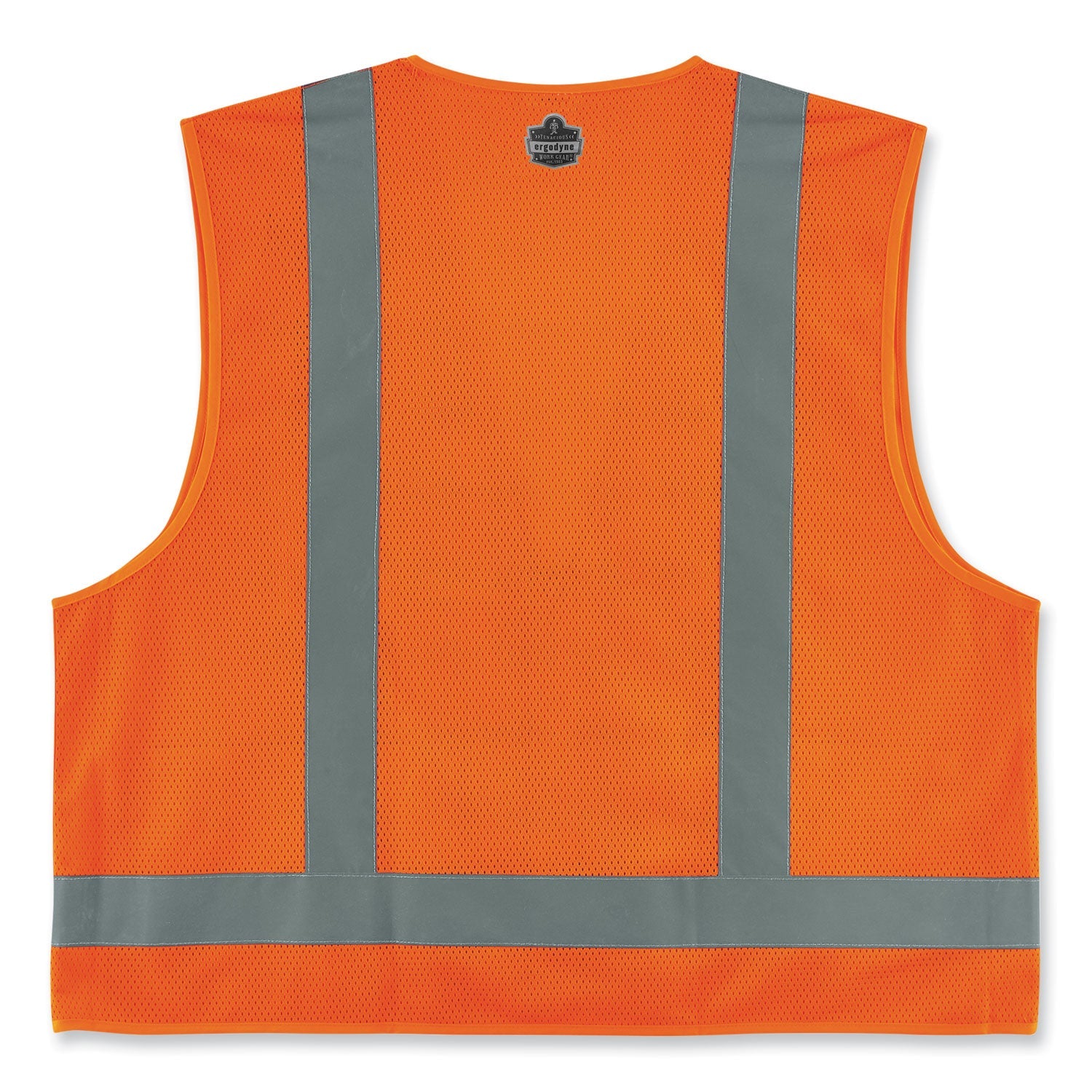 ergodyne® GloWear 8249Z-S Single Size Class 2 Economy Surveyors Zipper Vest, Polyester, 4X-Large, Orange