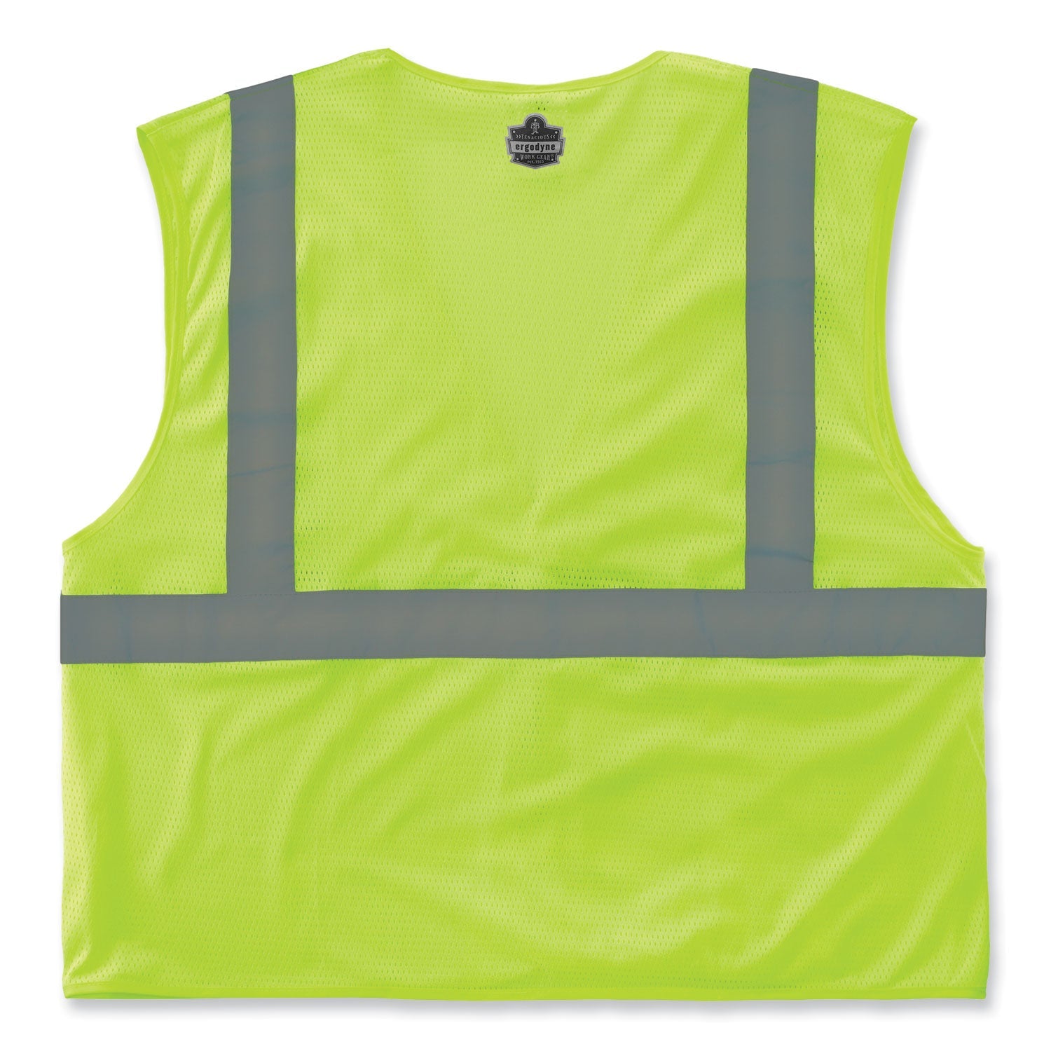 ergodyne® GloWear 8210HL-S Single Size Class 2 Economy Mesh Vest, Polyester, X-Small, Lime