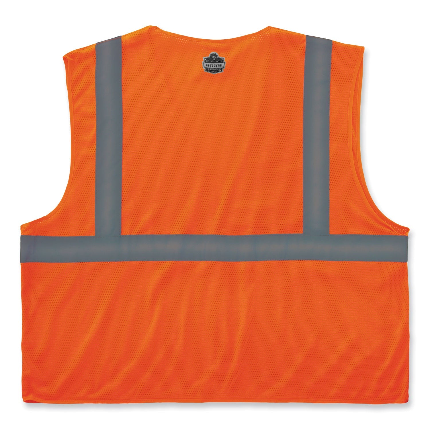 ergodyne® GloWear 8210HL-S Single Size Class 2 Economy Mesh Vest, Polyester, 3X-Large, Orange
