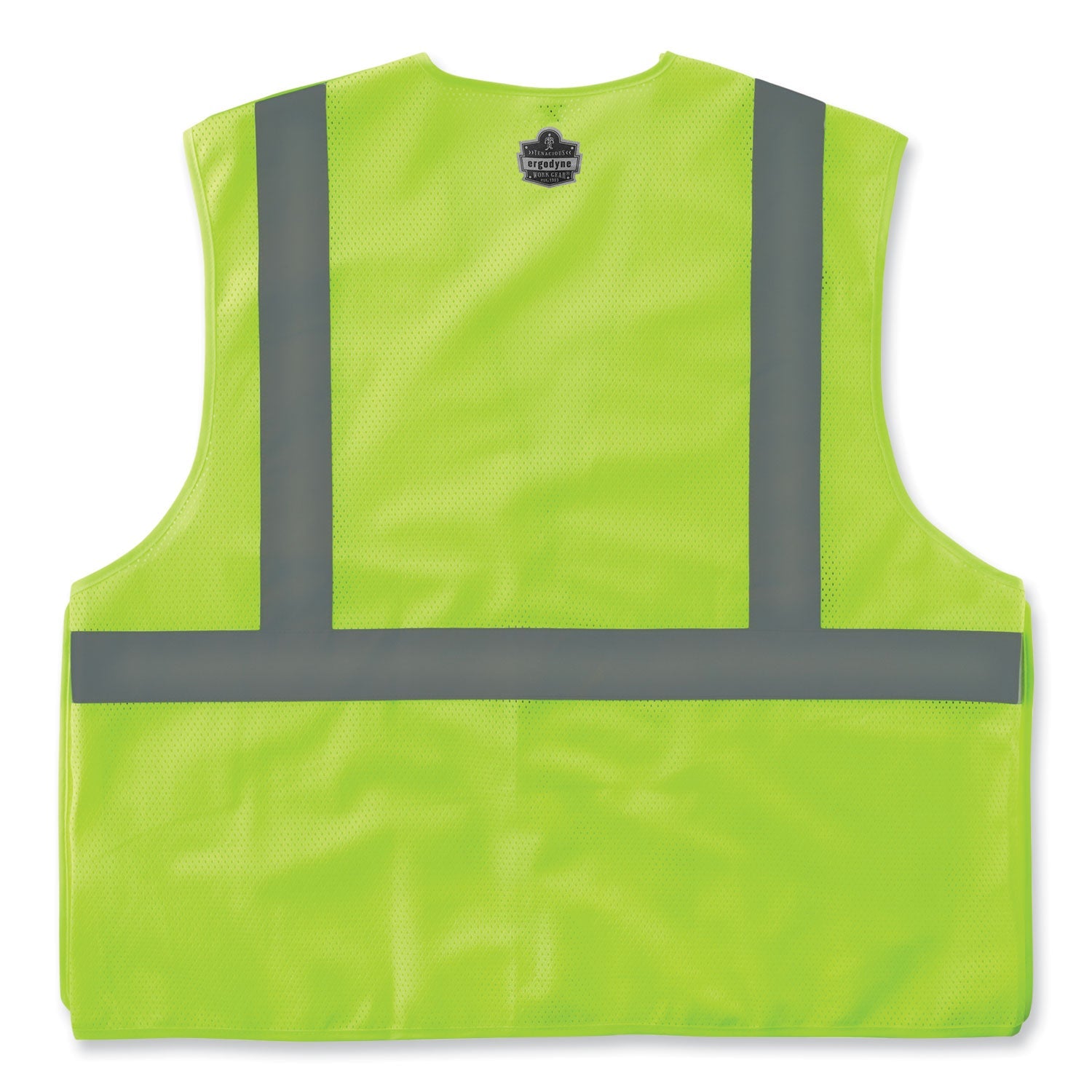 ergodyne® GloWear 8215BA-S Single Size Class 2 Economy Breakaway Mesh Vest, Polyester, 5X-Large, Lime