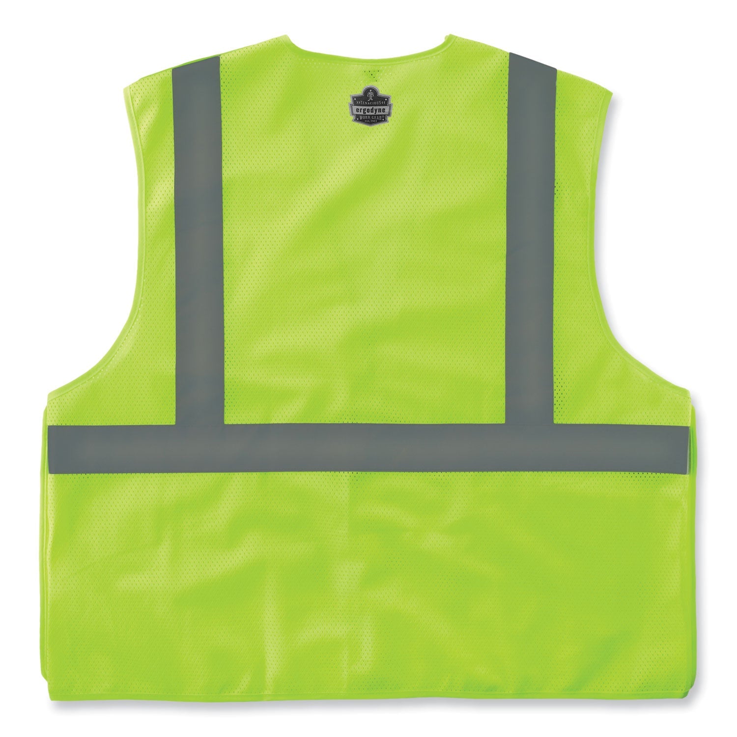 ergodyne® GloWear 8215BA-S Single Size Class 2 Economy Breakaway Mesh Vest, Polyester, 3X-Large, Lime