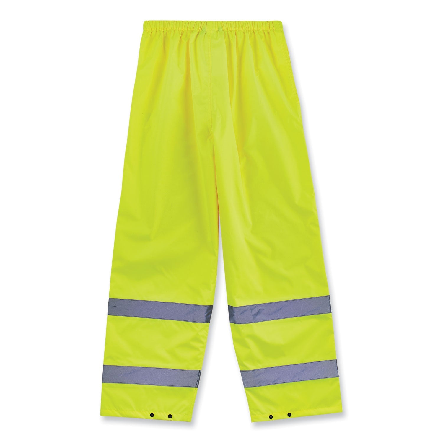 ergodyne® GloWear 8916 Class E Lightweight Hi-Vis Rain Pants, Small, Lime