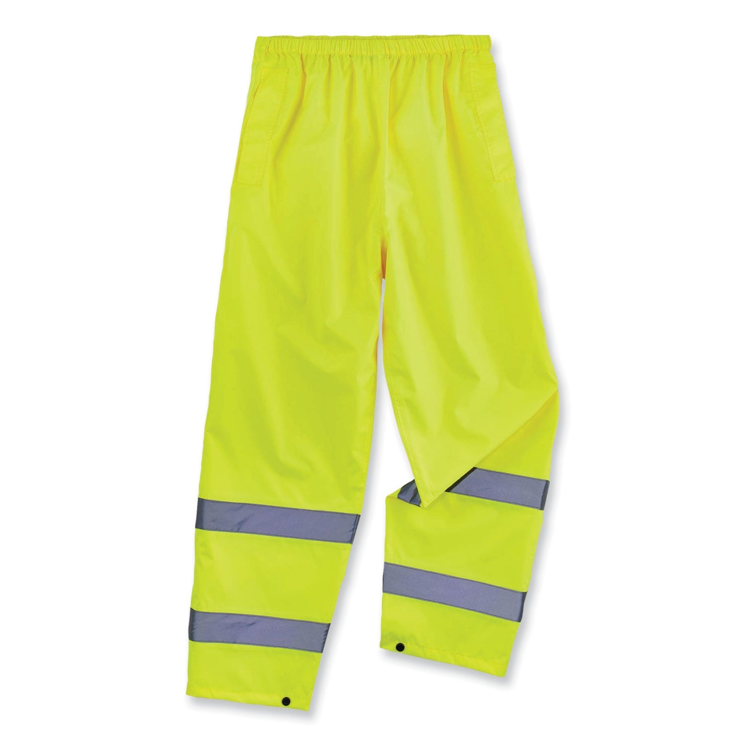 ergodyne® GloWear 8916 Class E Lightweight Hi-Vis Rain Pants, Small, Lime