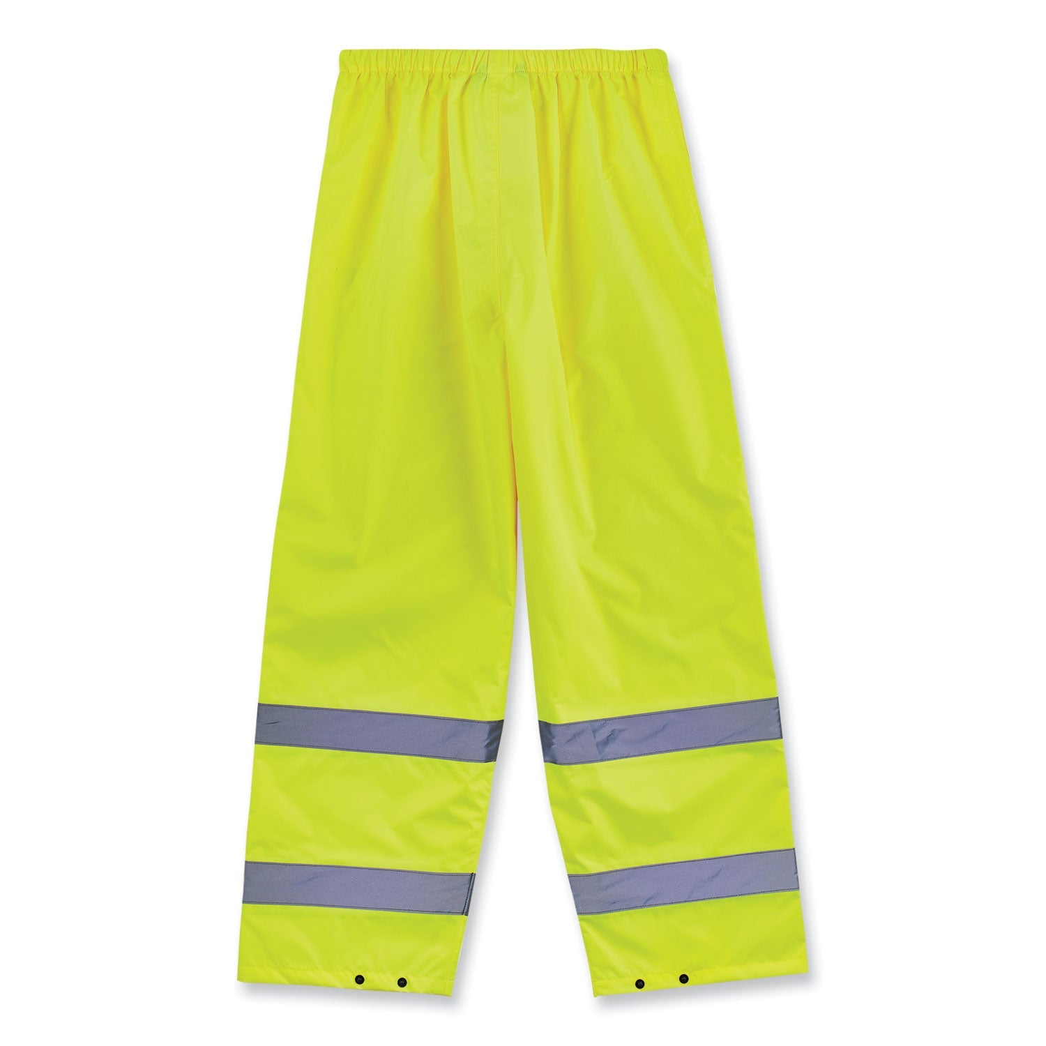 ergodyne® GloWear 8916 Class E Lightweight Hi-Vis Rain Pants, Medium, Lime