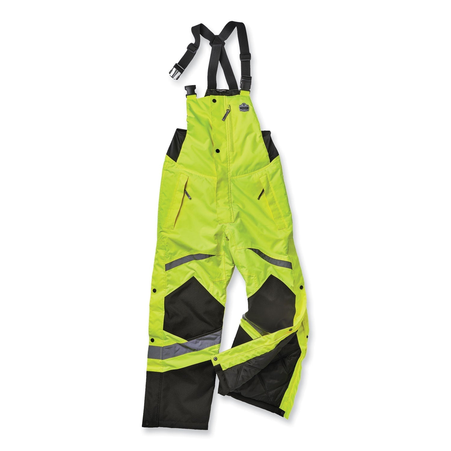 ergodyne GloWear Hi-Vis Insulated Bibs|3XL Lime