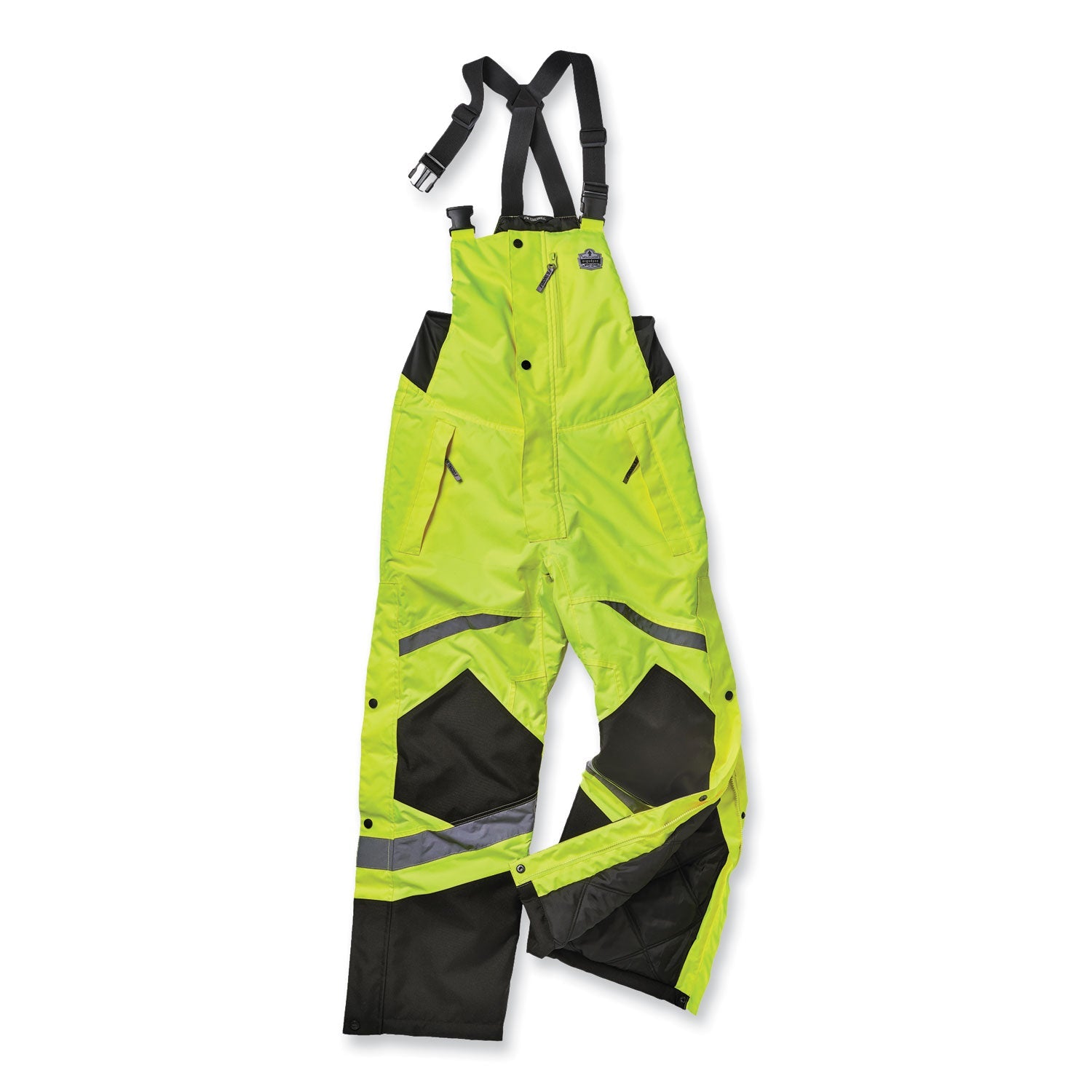 ergodyne GloWear Hi-Vis Insulated Bibs|4XL Lime