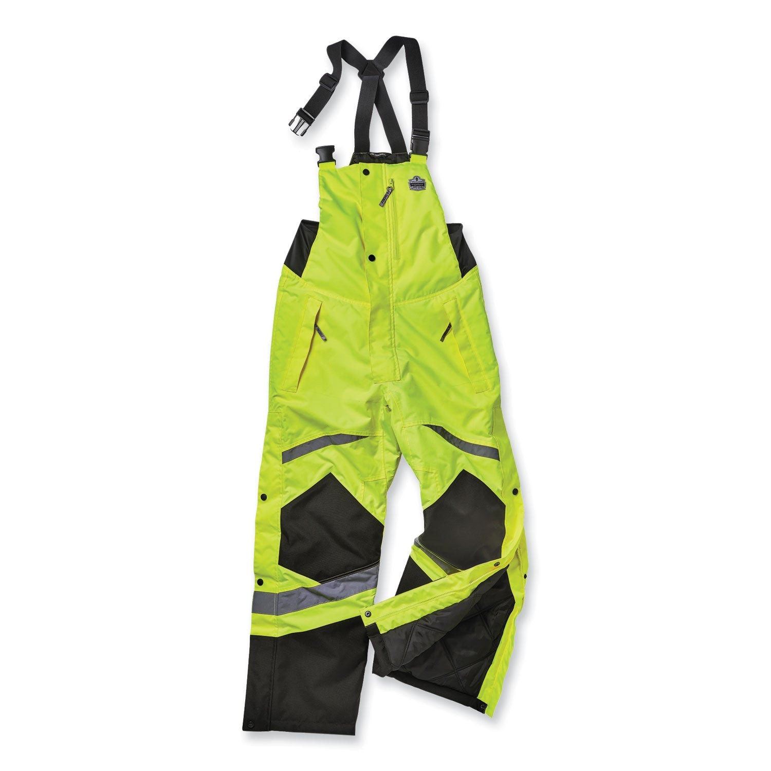 ergodyne GloWear Hi-Vis Insulated Bibs|5XL Lime