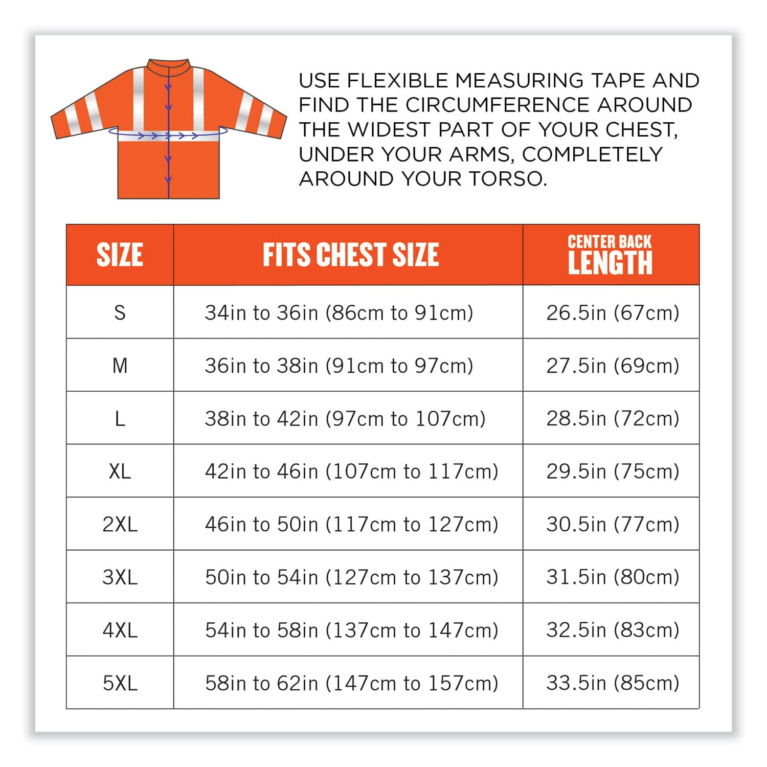 ergodyne® GloWear 8377 Class 3 Hi-Vis Quilted Bomber Jacket, Orange, 4X-Large