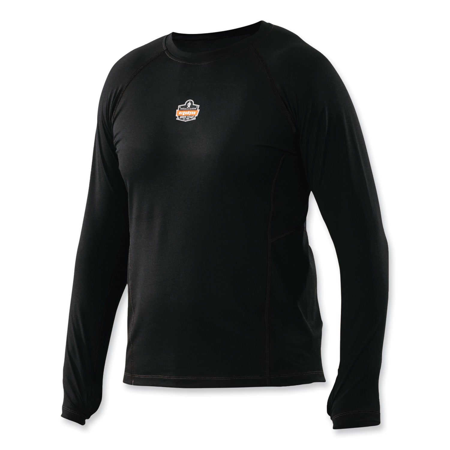 Midweight Base Layer Shirt | Long Sleeve Black XL