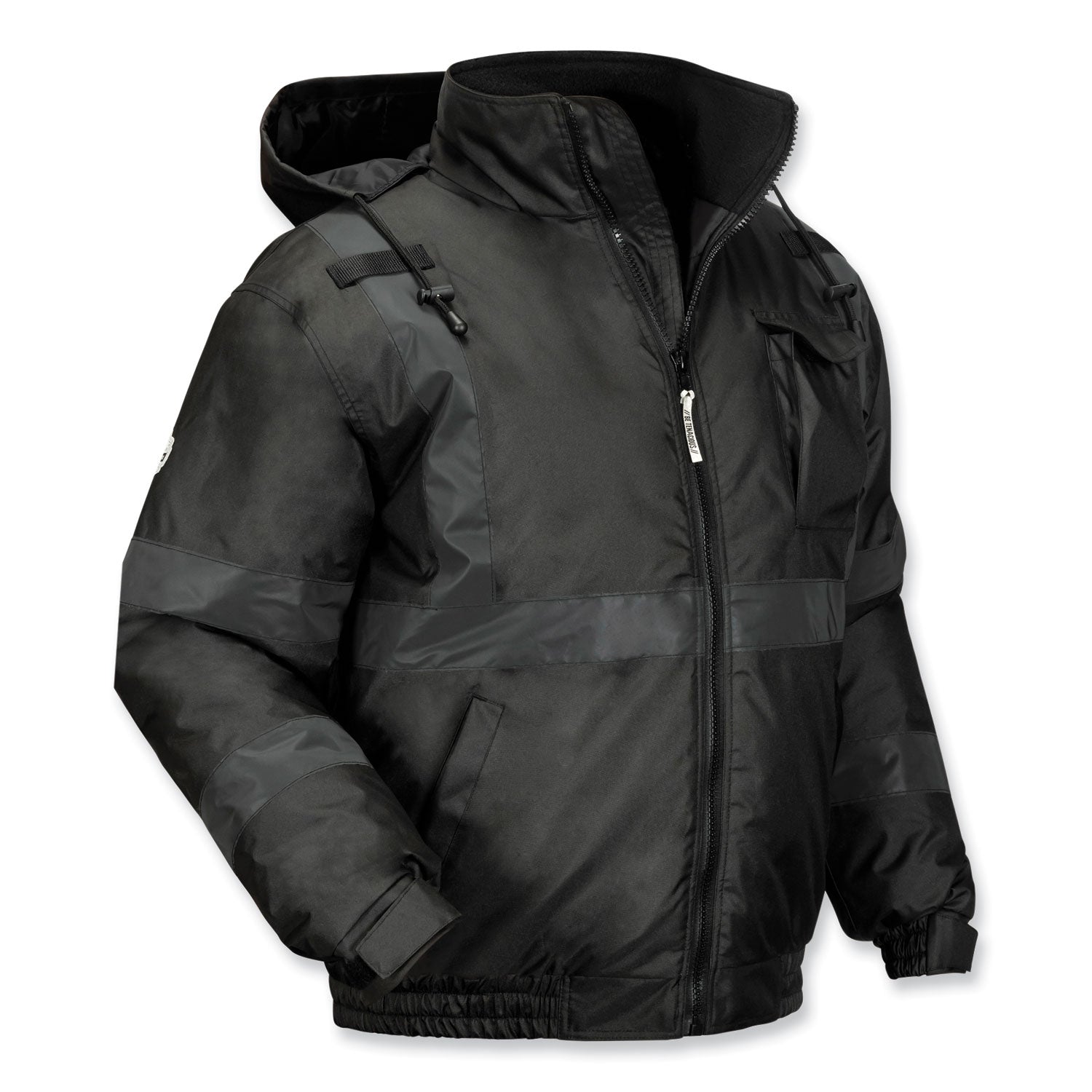 ergodyne GloWear Quilted Bomber Jacket | Lrg Blk