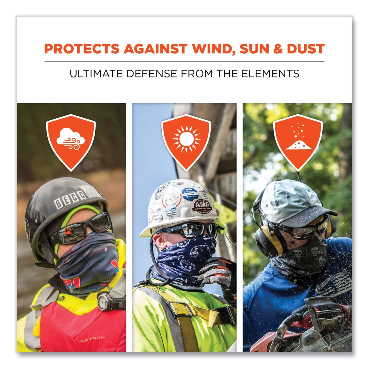 ergodyne® Chill-Its 6485 Multi-Band, Polyester, One Size Fits Most, Blue