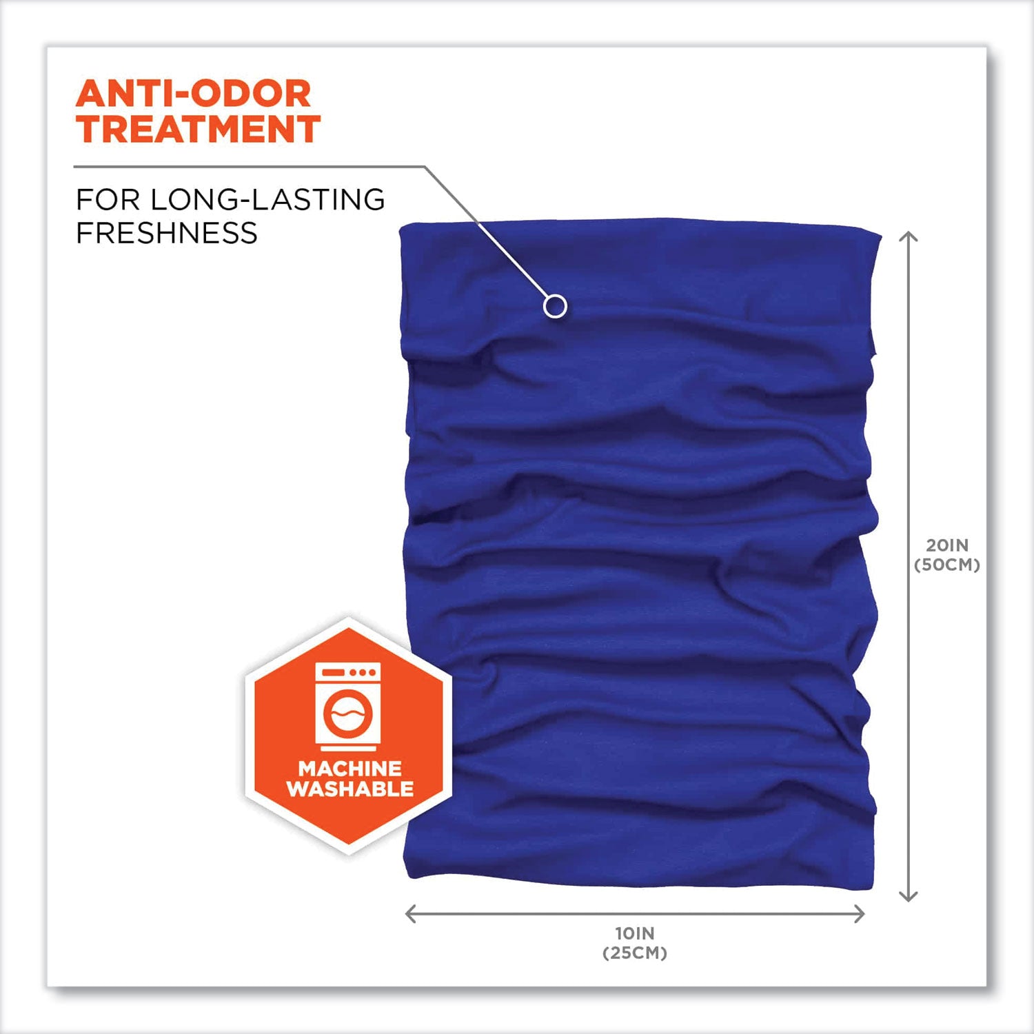 ergodyne® Chill-Its 6485 Multi-Band, Polyester, One Size Fits Most, Blue