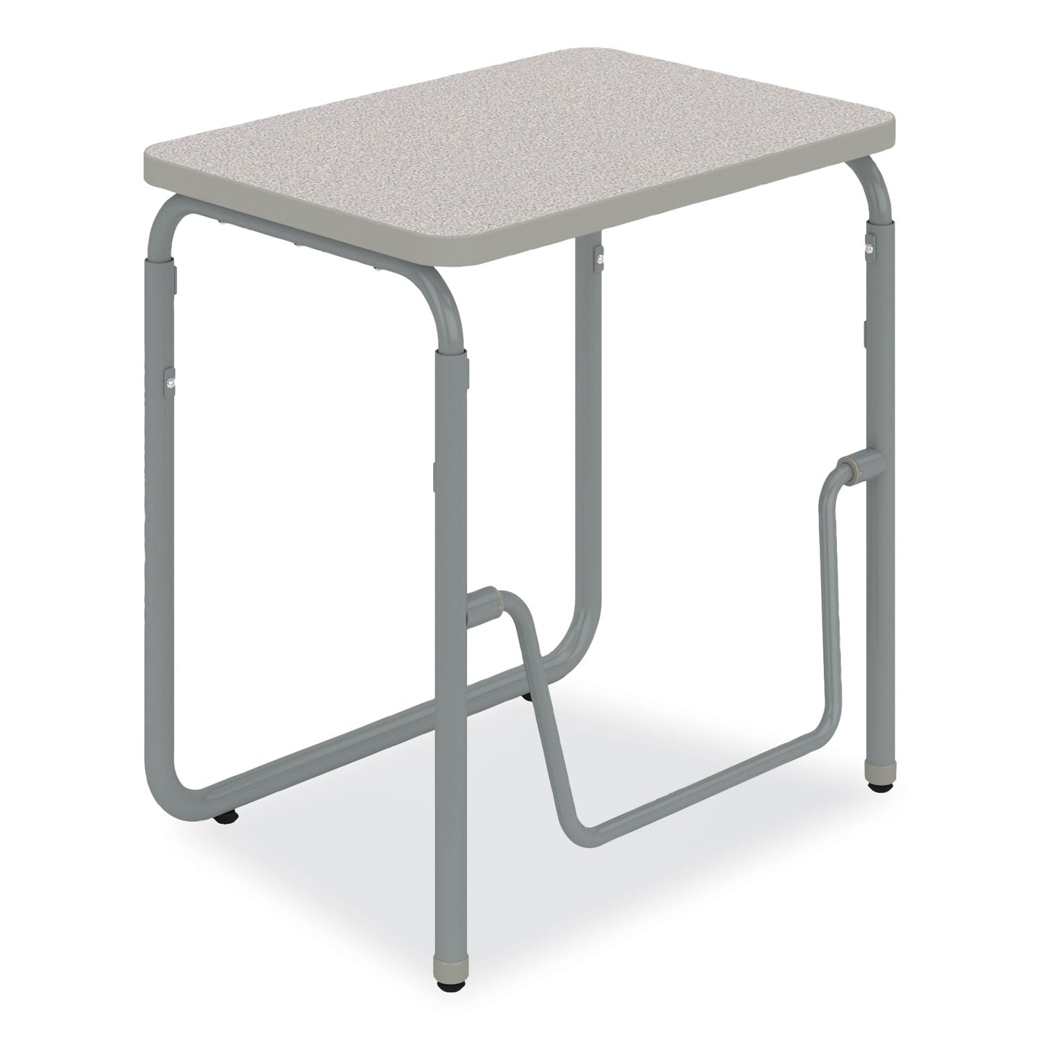 Safco® AlphaBetter 2.0 Height-Adjustable Student Desk with Pendulum Bar, 27.75 x 19.75 x 29 to 43, Dry Erase