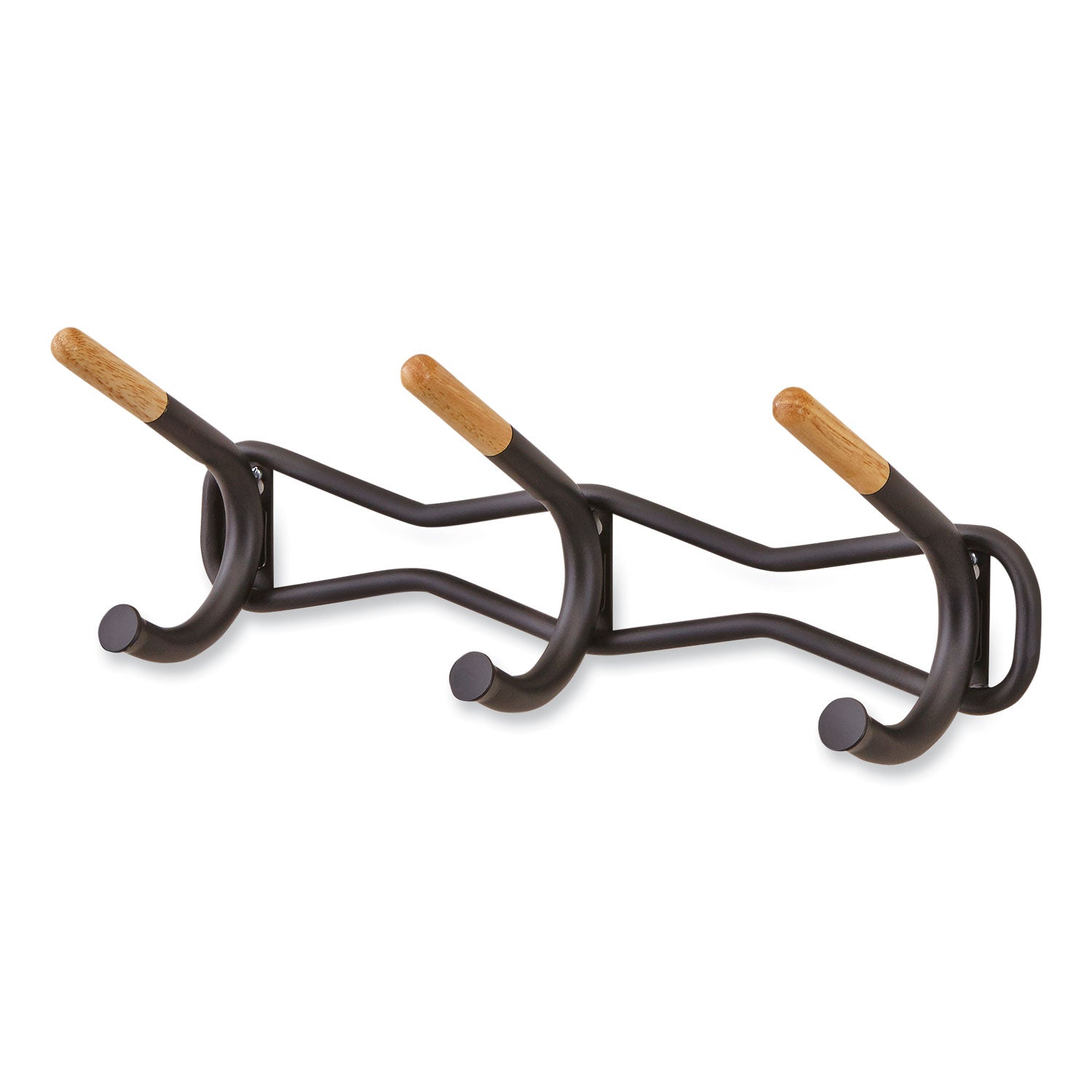 Safco Family Coat Wall Rack | 3-Hook | Cream