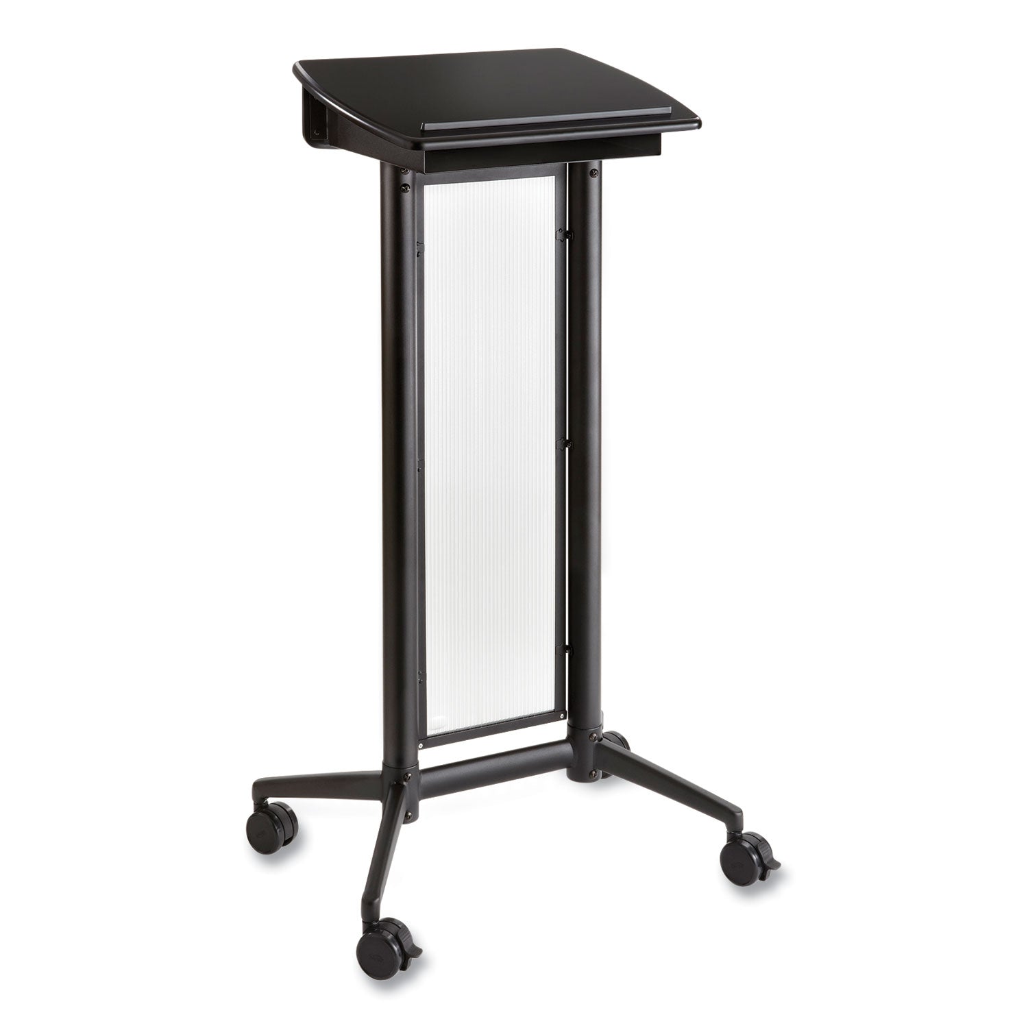 Safco® Impromptu Lectern, 26.5 x 18.75 x 46.5, Black