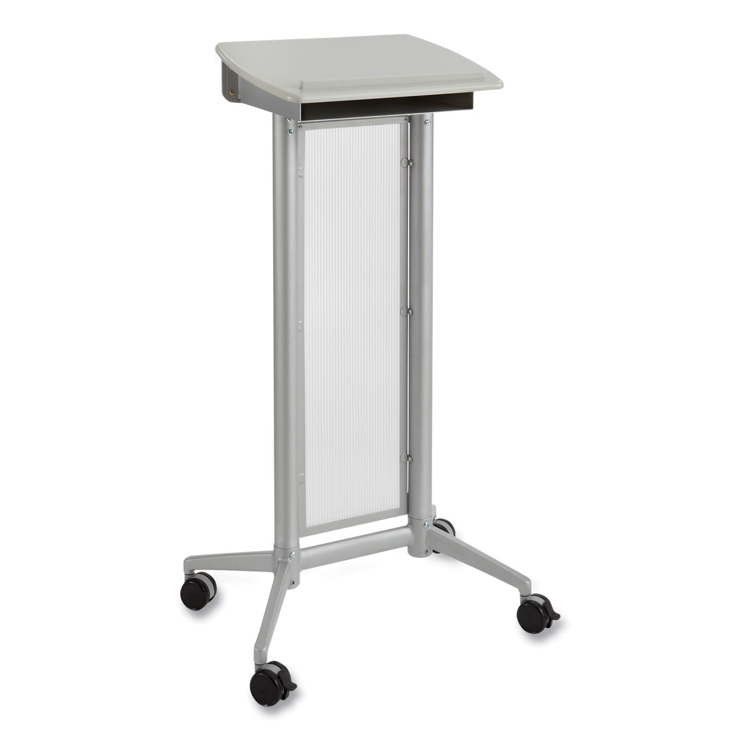 Safco® Impromptu Lectern, 26.5 x 18.75 x 46.5, Gray