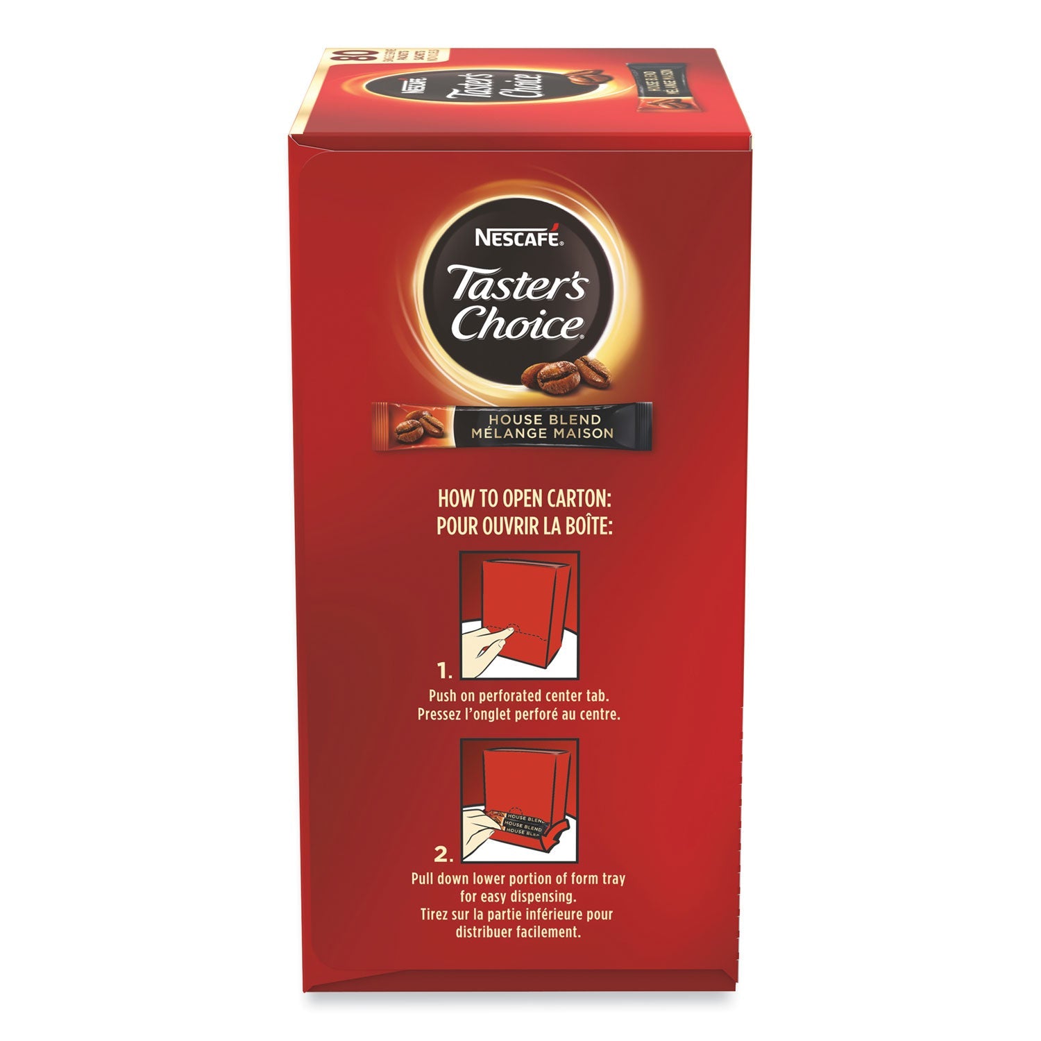 Nescafé® Taster's Choice House Blend Instant Coffee, 0.1oz Stick, 6/box, 12box/carton