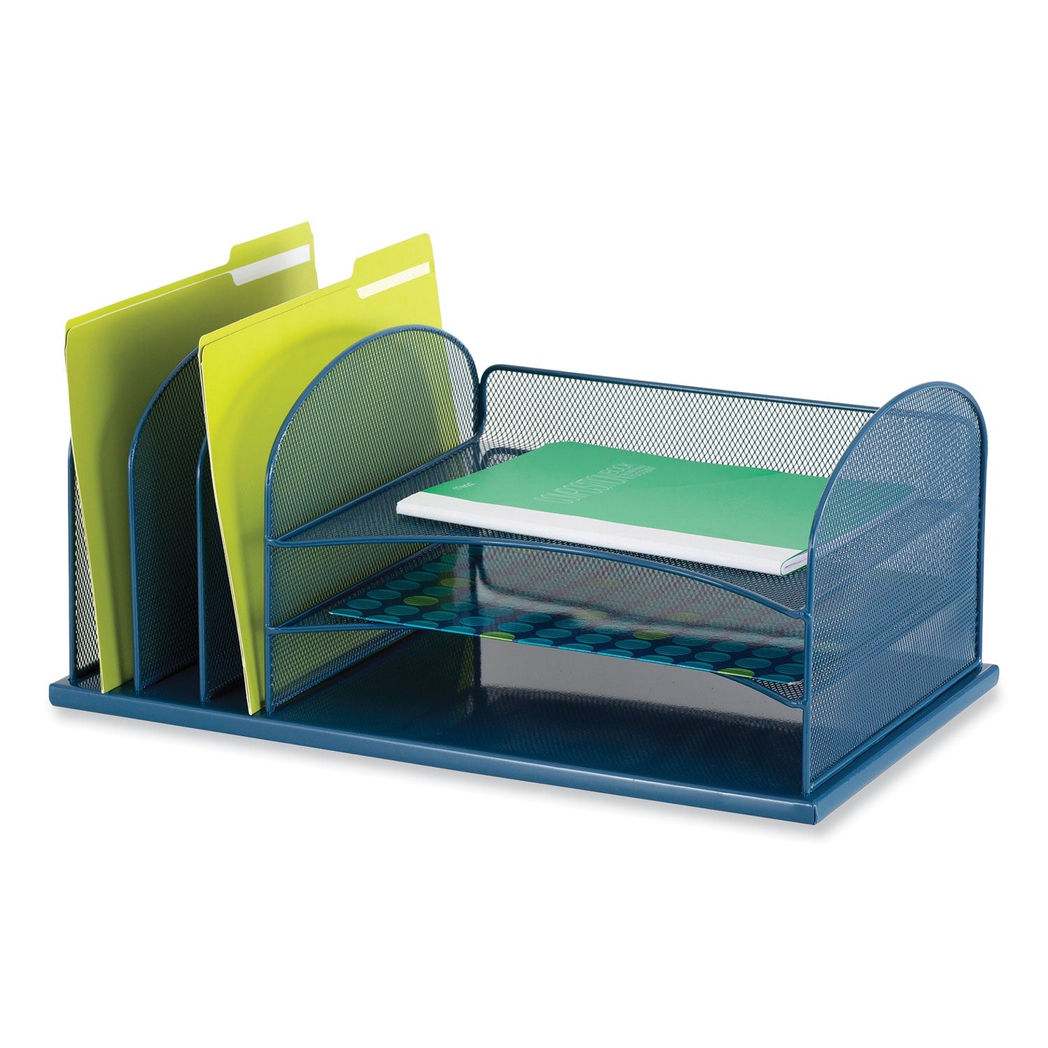 Onyx Desk Organizer | Blue | 3-Section