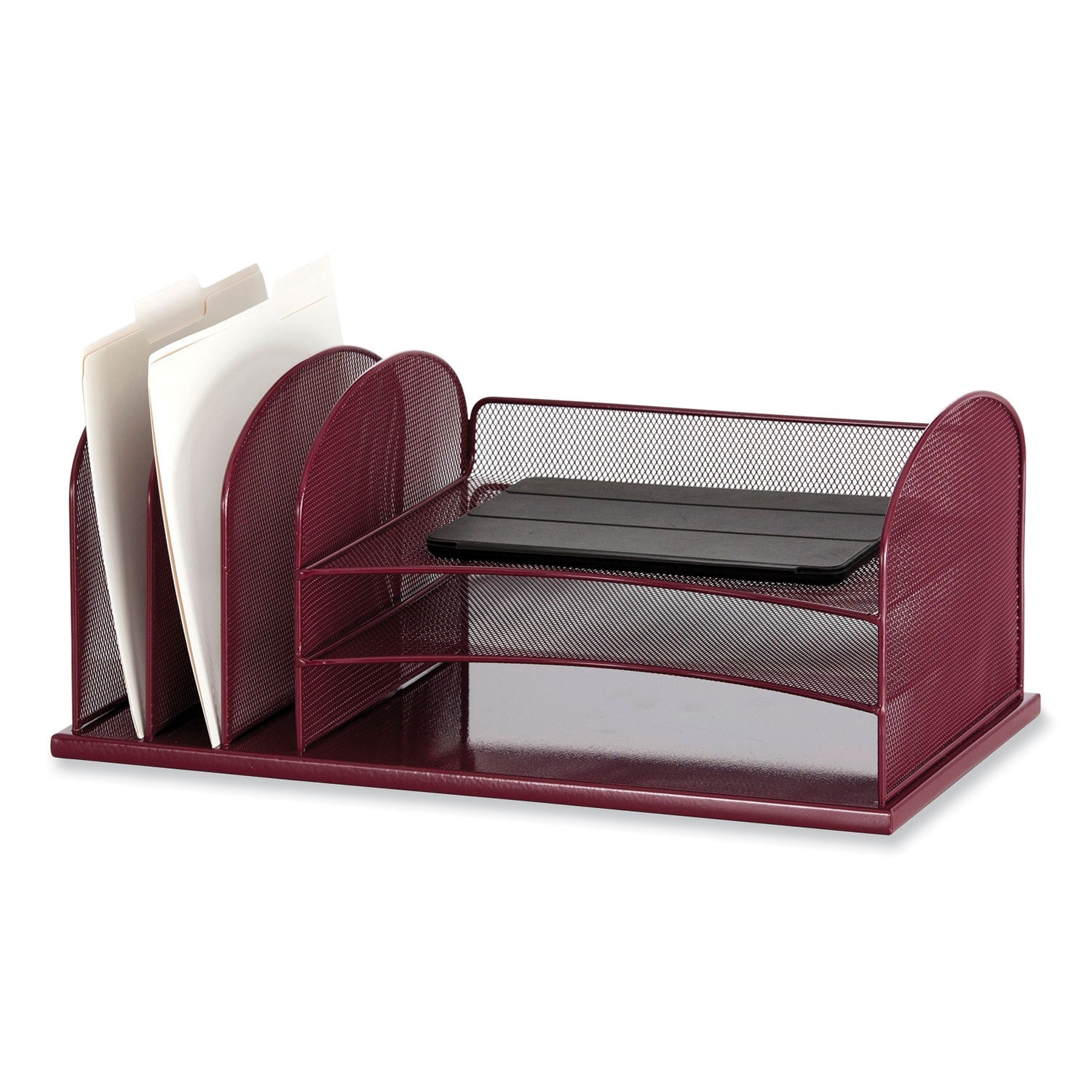 Onyx Desk Organizer | Wine | 3-Section