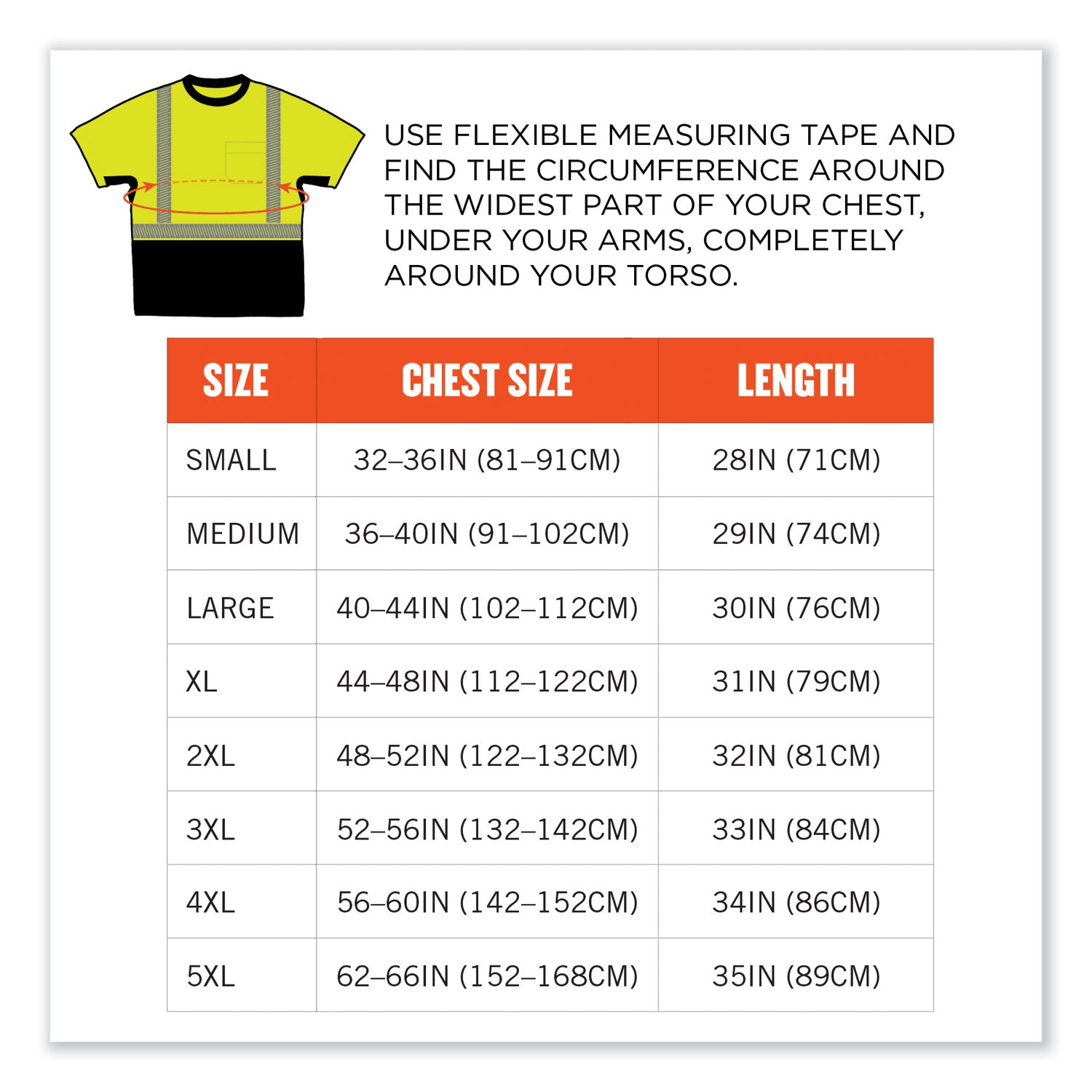 ergodyne® GloWear 8283BK Class 2 Lightweight Performance Hi-Vis T-Shirt, Polyester, Small, Lime
