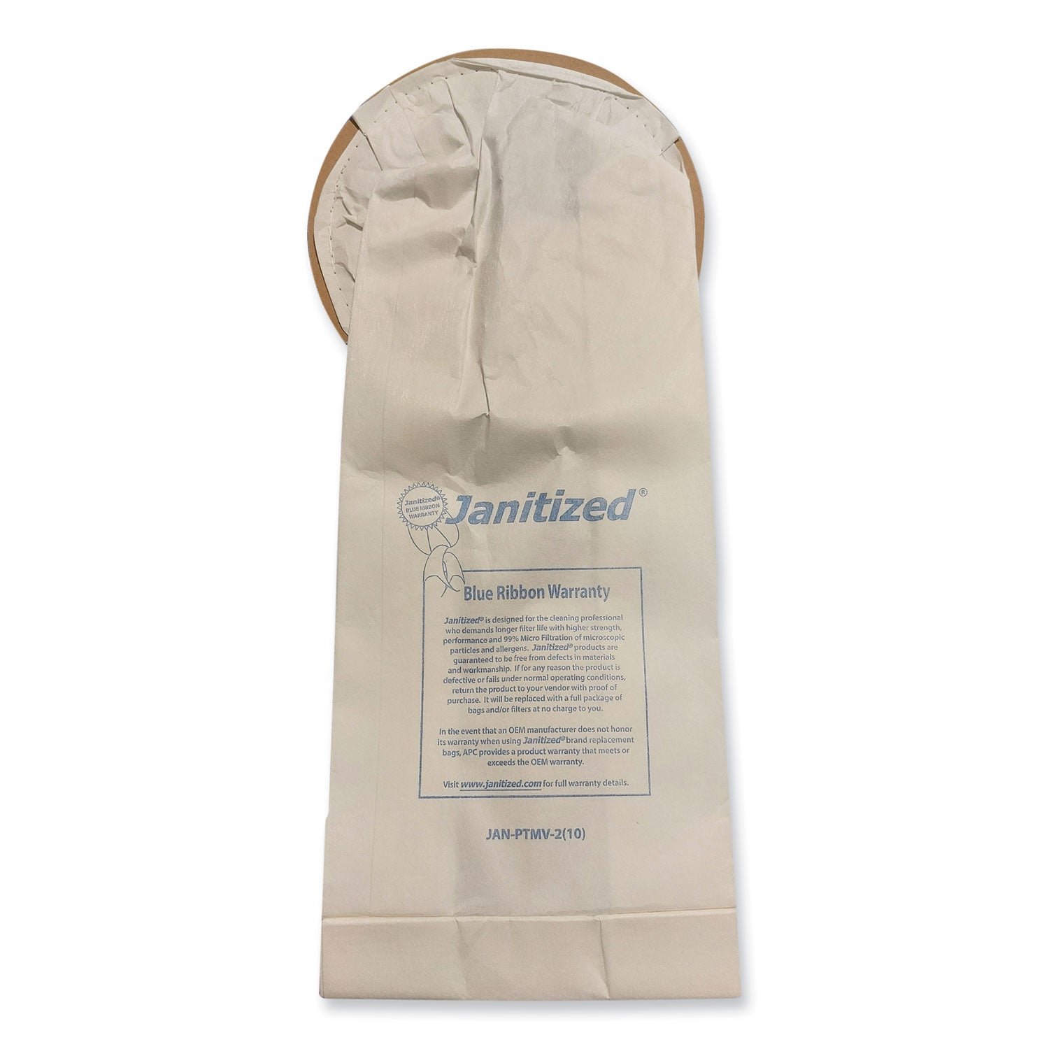 Janitized® Vacuum Filter Bags Designed to Fit ProTeam 10 qt Super Coach/MegaVac, 100/Carton