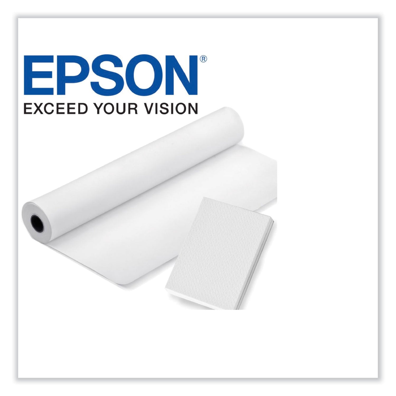 Epson® DS Transfer Production Paper Roll, 4.5 mil, 44" x 350 ft, Matte White - Bloom Skins