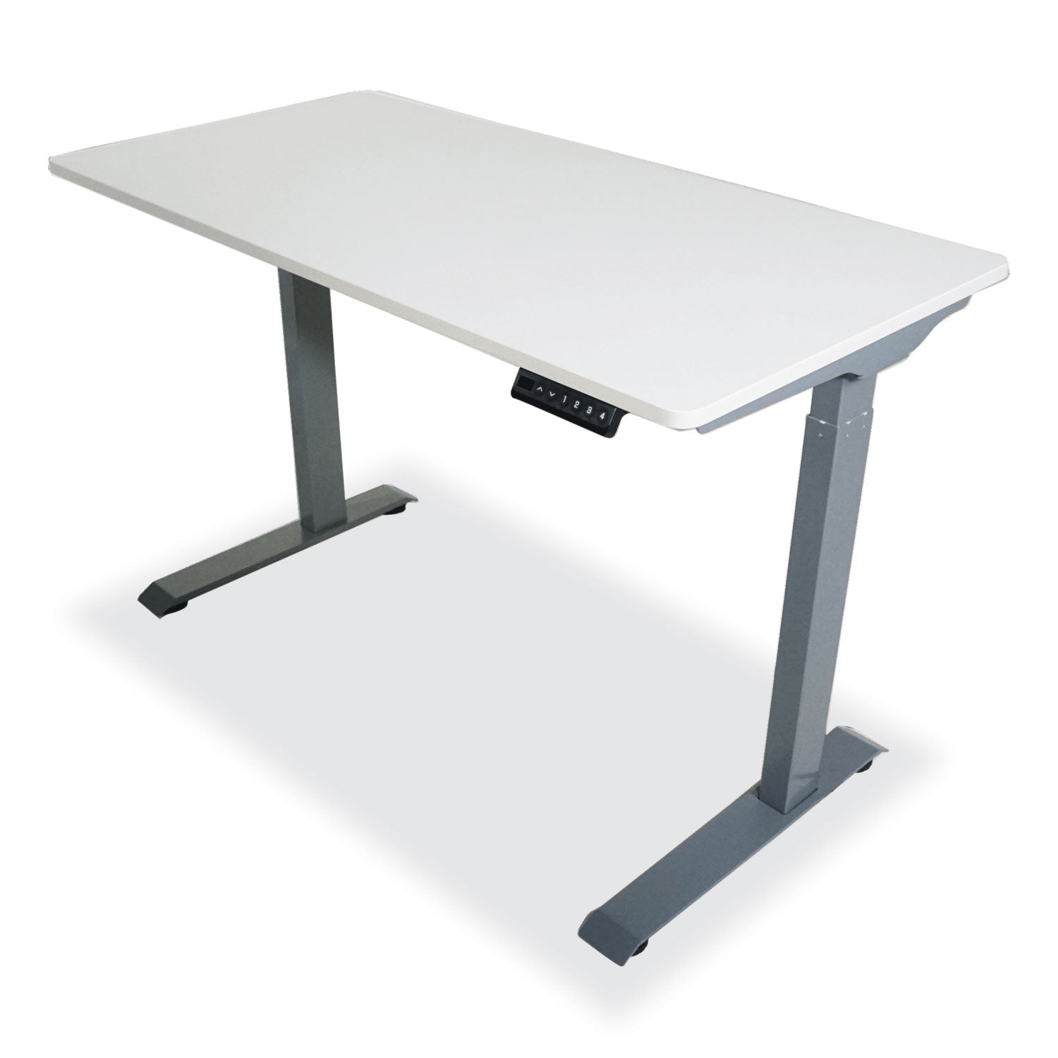Electric Height Adjustable Standing Desk | White
