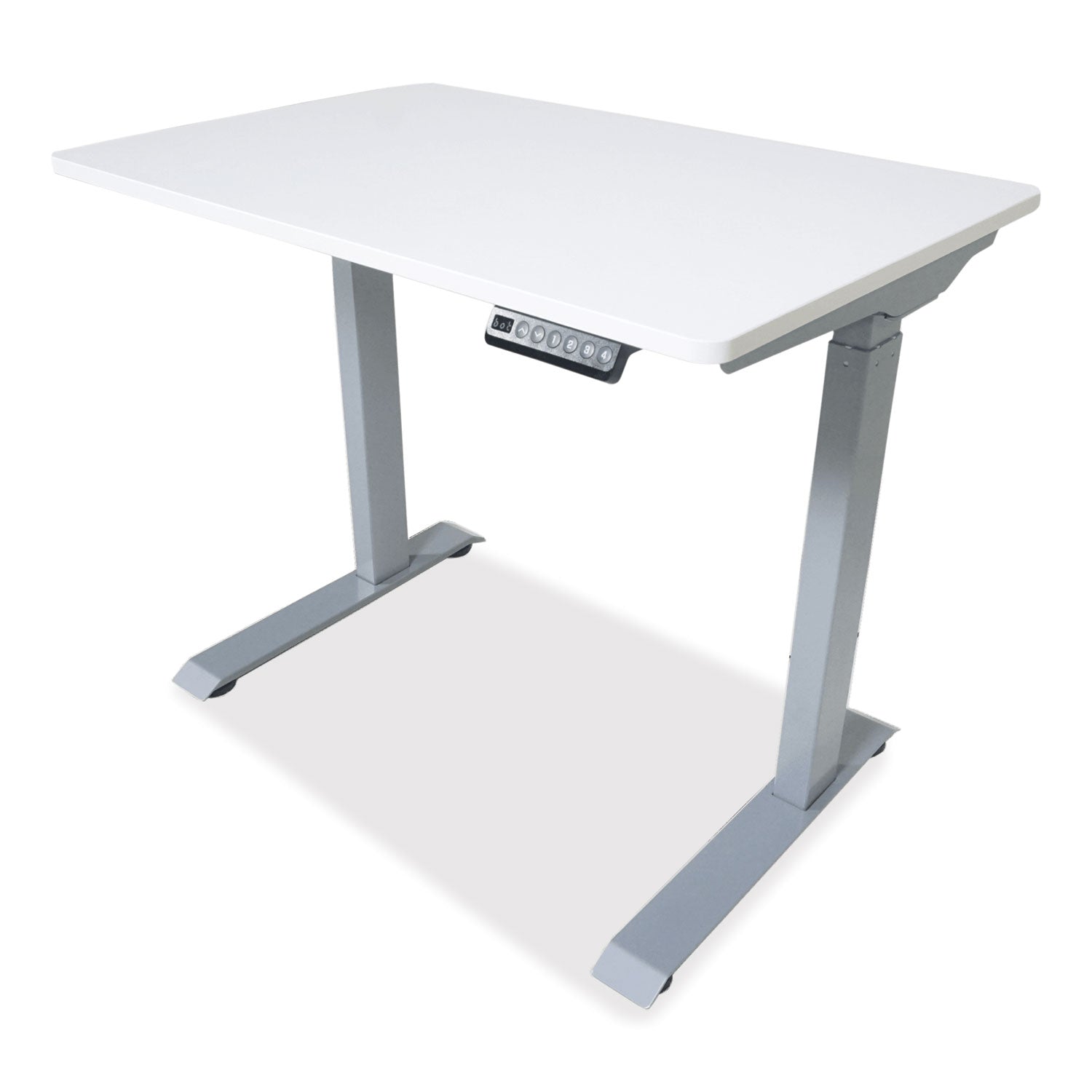 Electric Height Adjustable Standing Desk | White