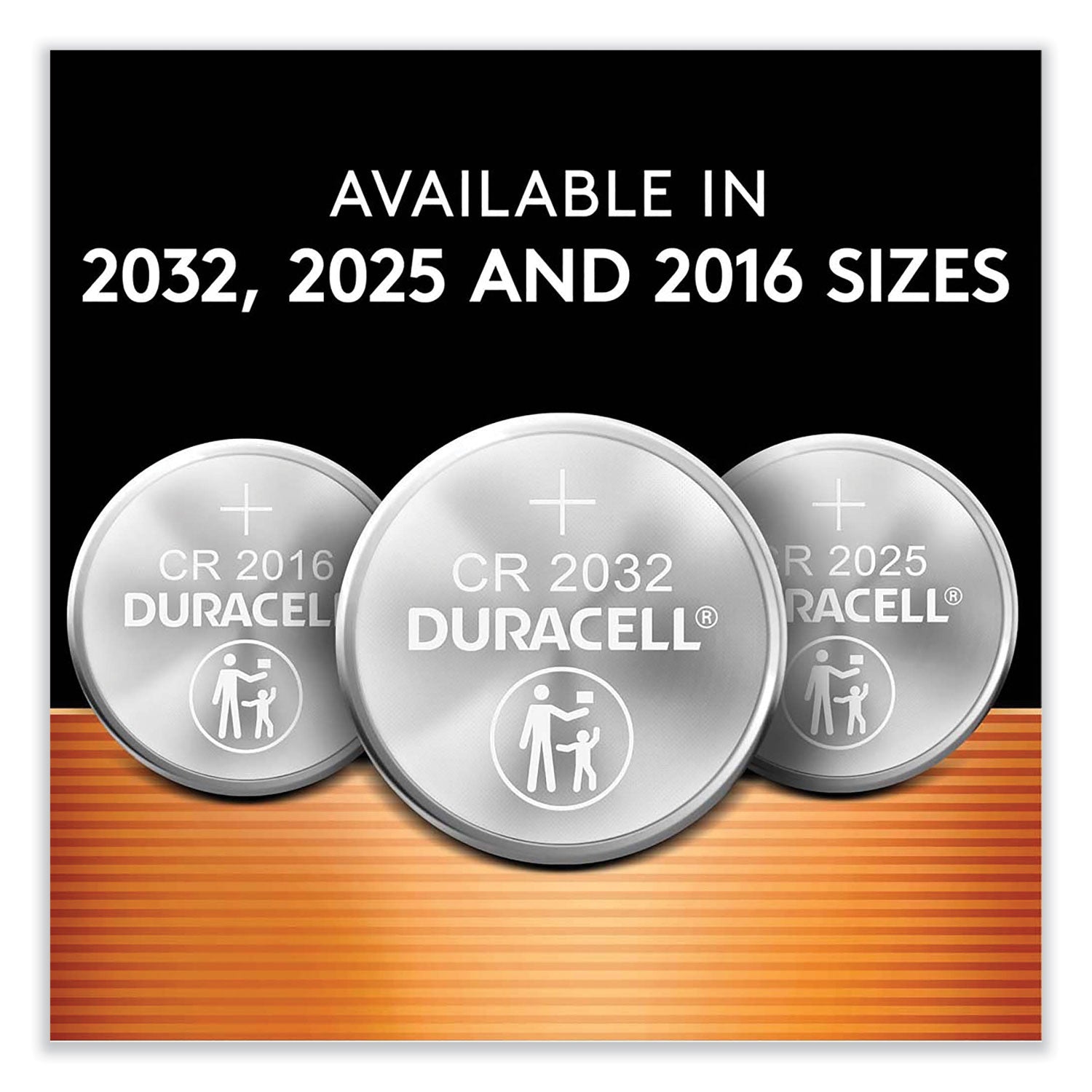 Duracell® Lithium Coin Batteries With Bitterant, 2025, 4/Pack
