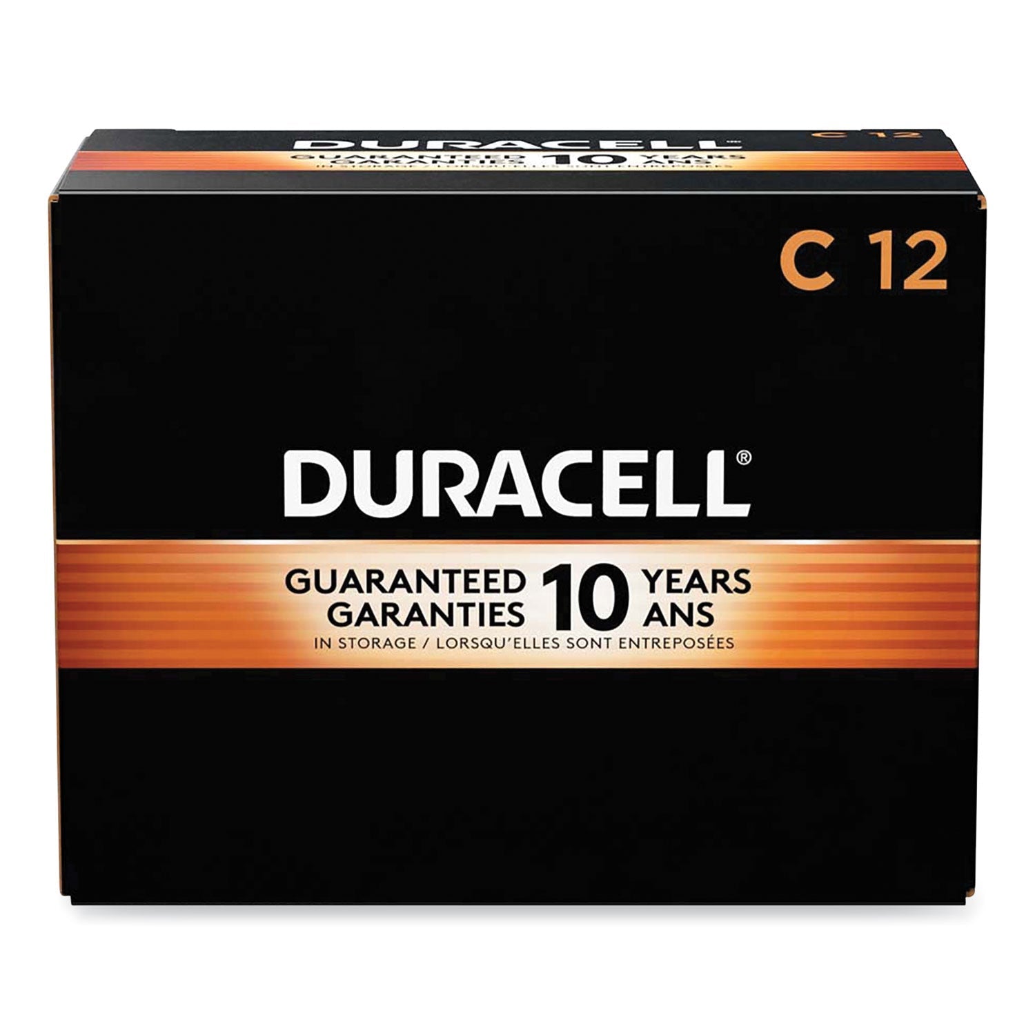 Duracell® Coppertop Alkaline C Batteries, 12/box
