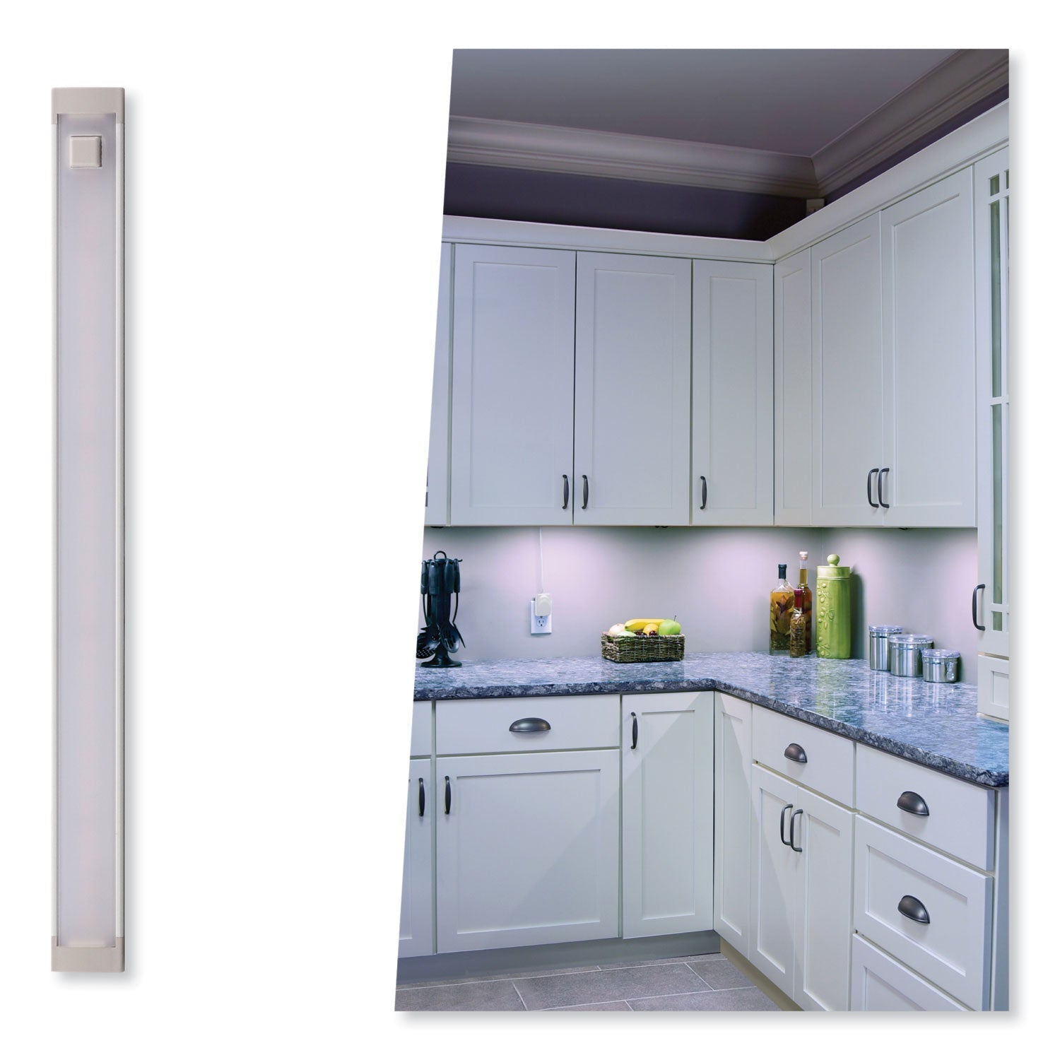 BLACK+DECKER LED Dimmable Under Counter Lighting with Motion Sensor and Magnetic Option Nine-Inch One-Bar Kit, 0.78w x 0.39h