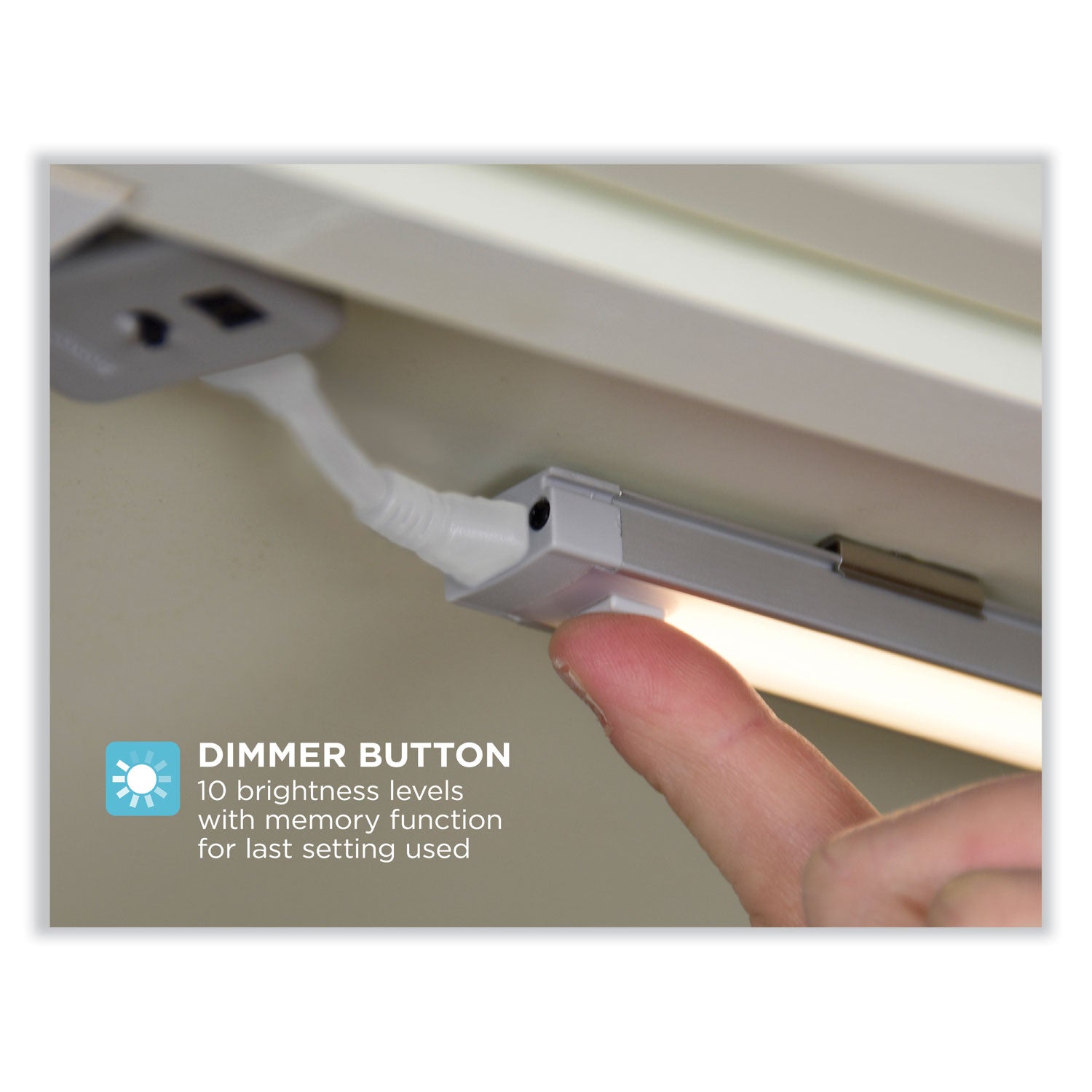 BLACK+DECKER LED Dimmable Under Counter Lighting with Motion Sensor Three-Bar Kit, 0.78w x 0.39h