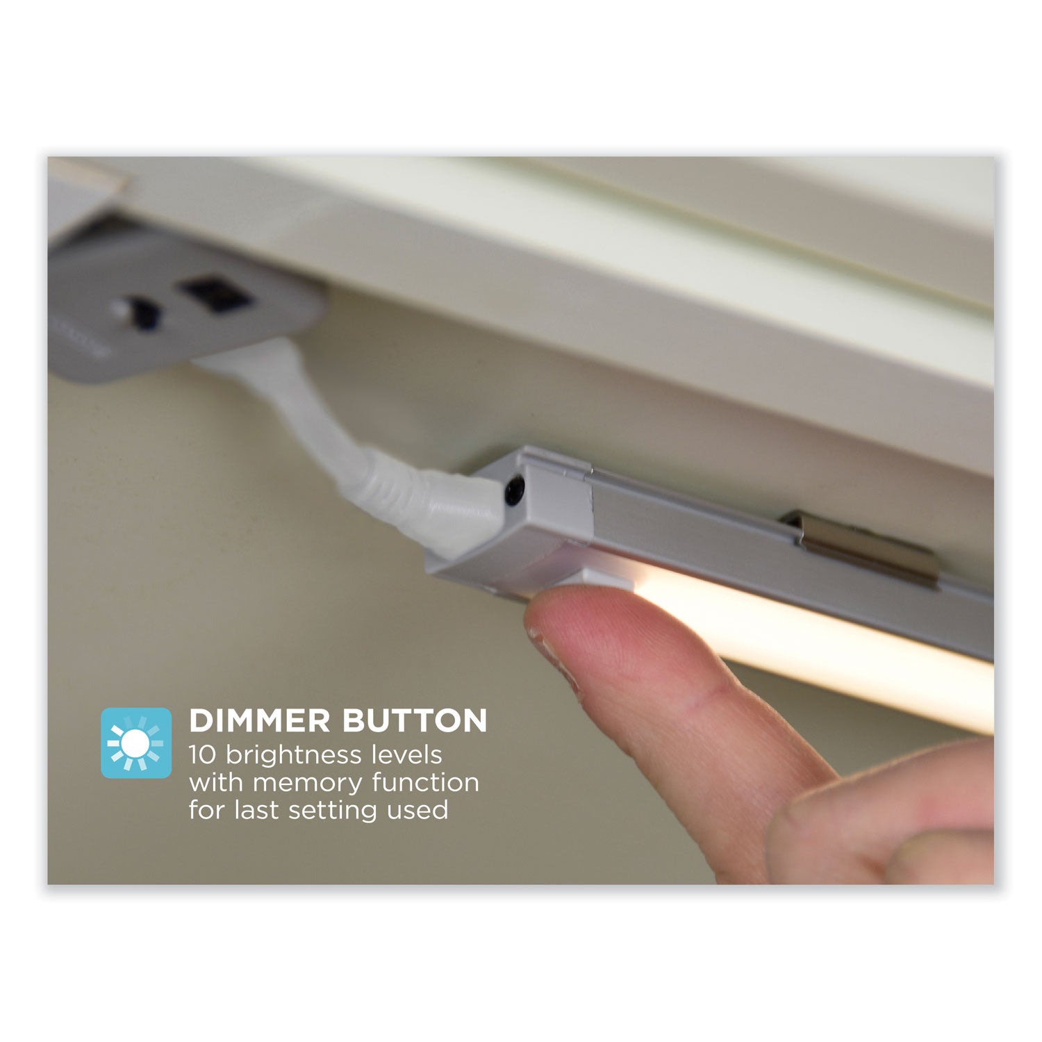 BLACK+DECKER LED Dimmable Under Counter Lighting with Motion Sensor and Magnetic Option Nine-Inch One-Bar Kit, 0.78w x 0.39h