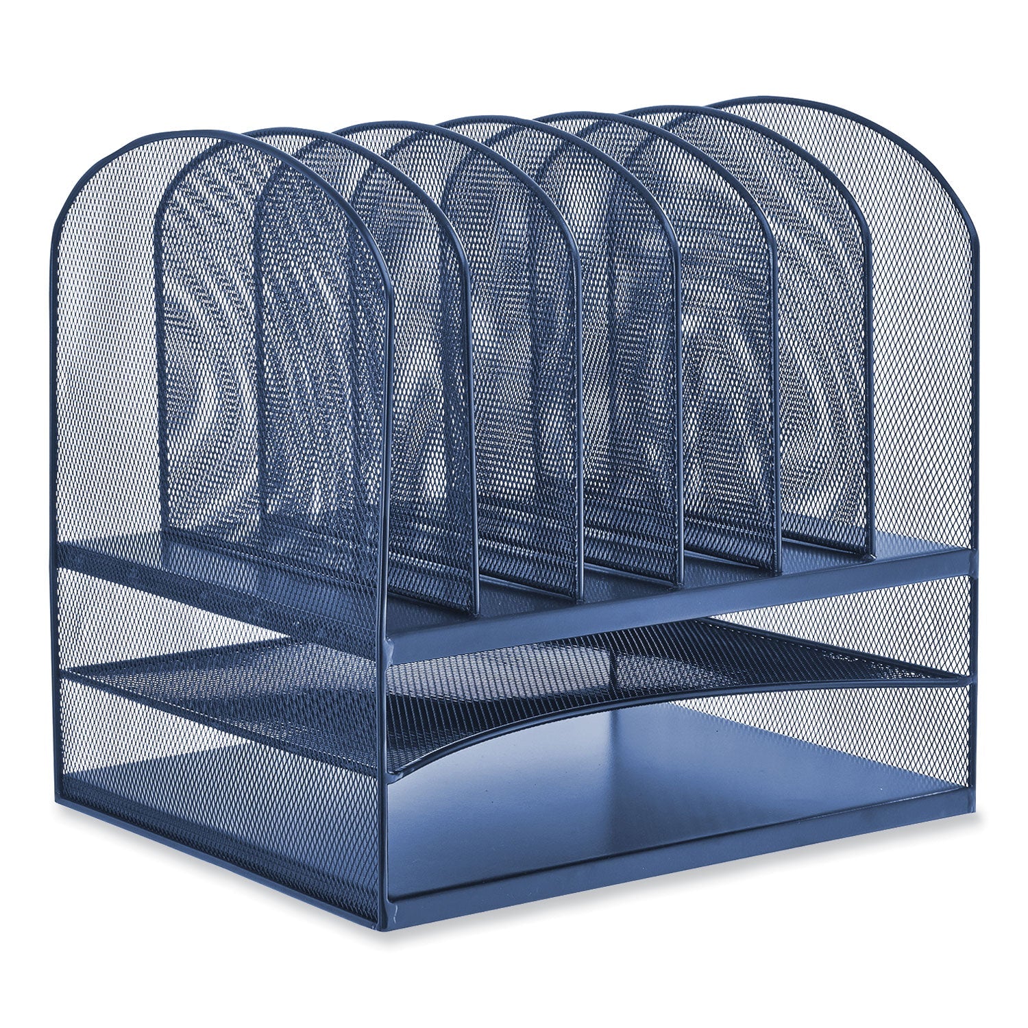 Onyx Desk Organizer | Blue | 6-Section