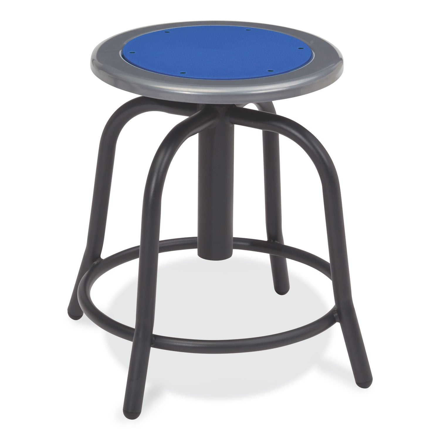 Adj Height Metal Seat Stool | 18"-24", Persian Blue