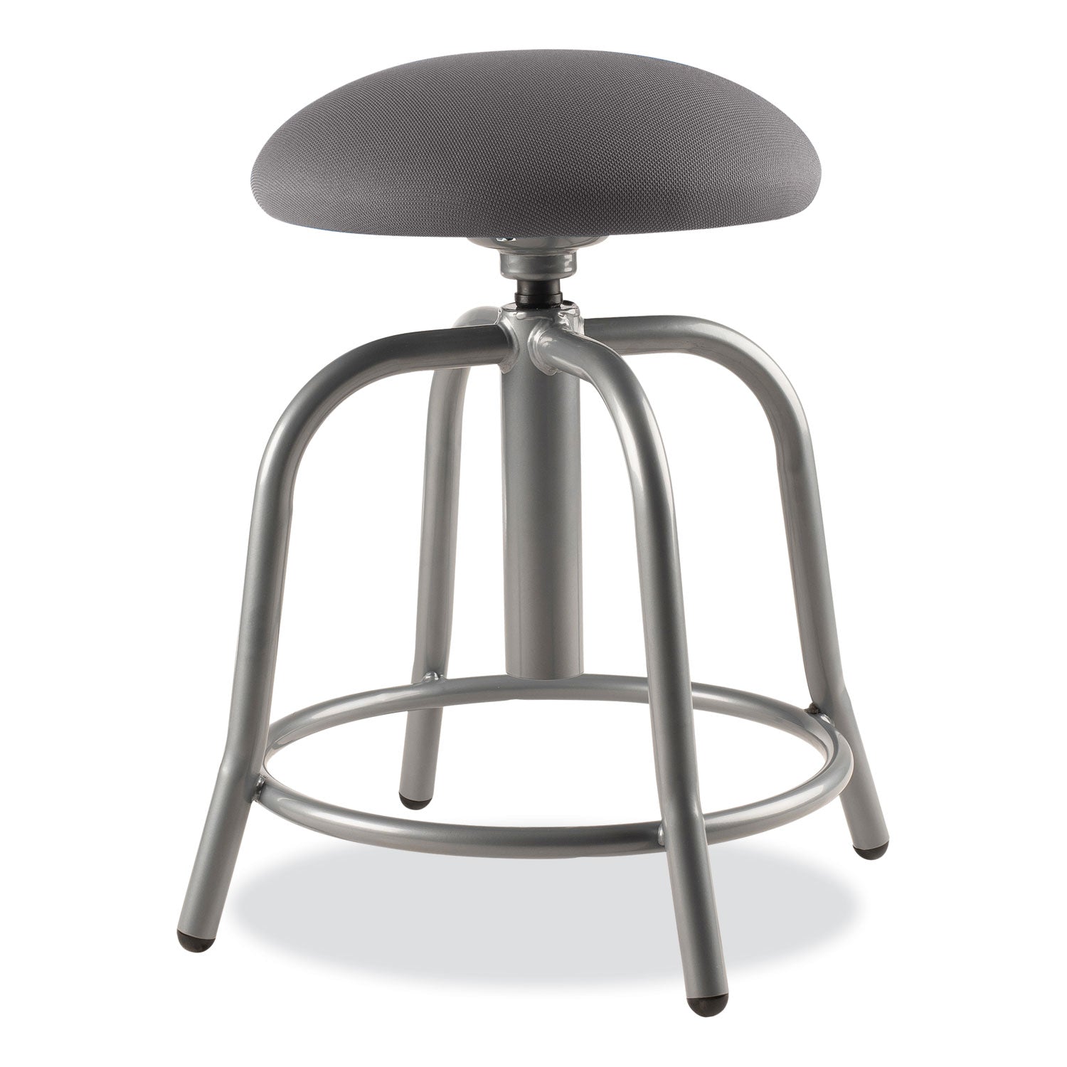 Adj Height Fabric Padded Swivel Stool | 18"-25"