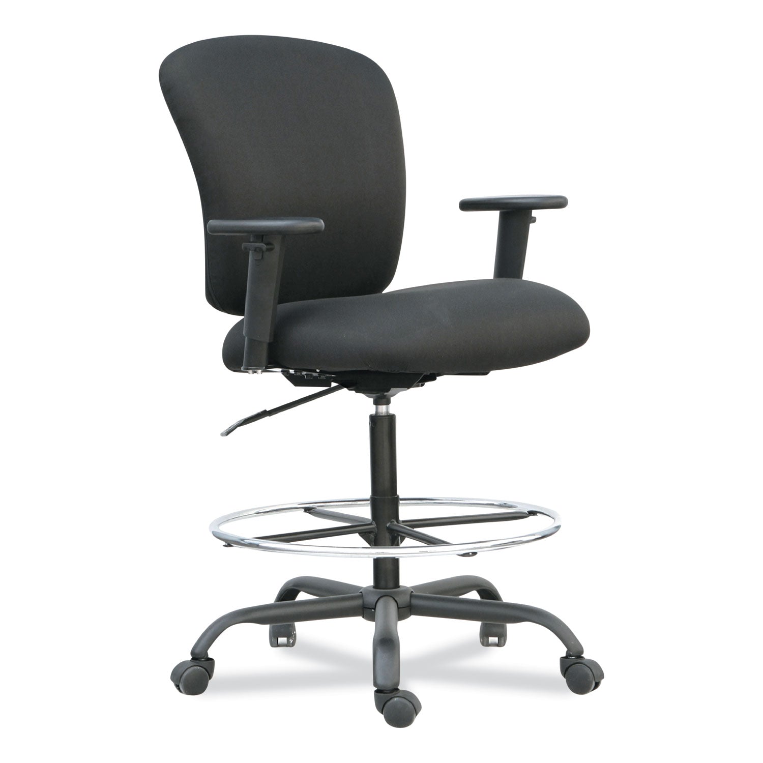 Mota Series Big and Tall Stool | Black