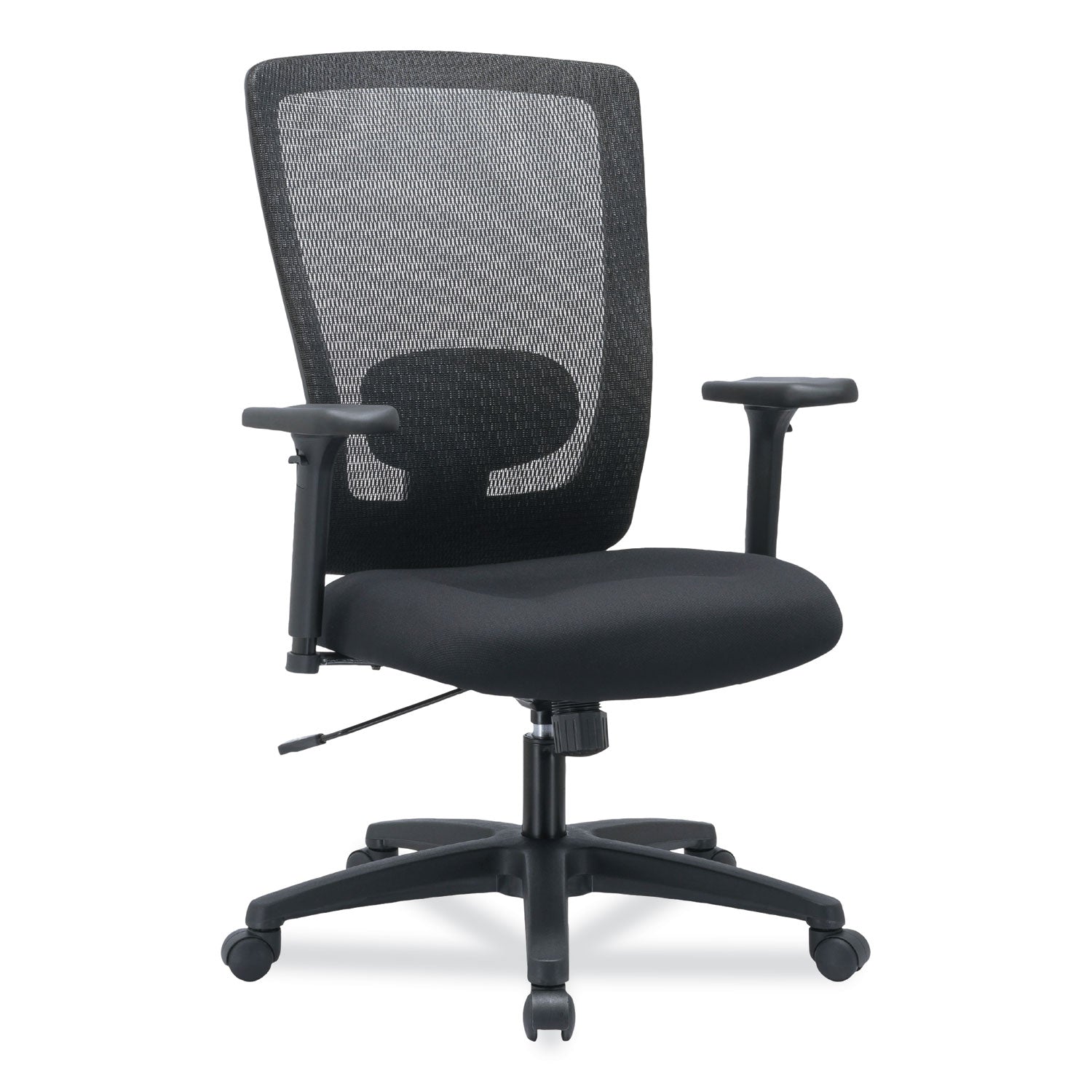 Alera® Alera Envy Series Mesh High-Back Swivel/tilt Chair, Supports Up To 250 Lb, 16.88" To 21.5" Seat Height, Black