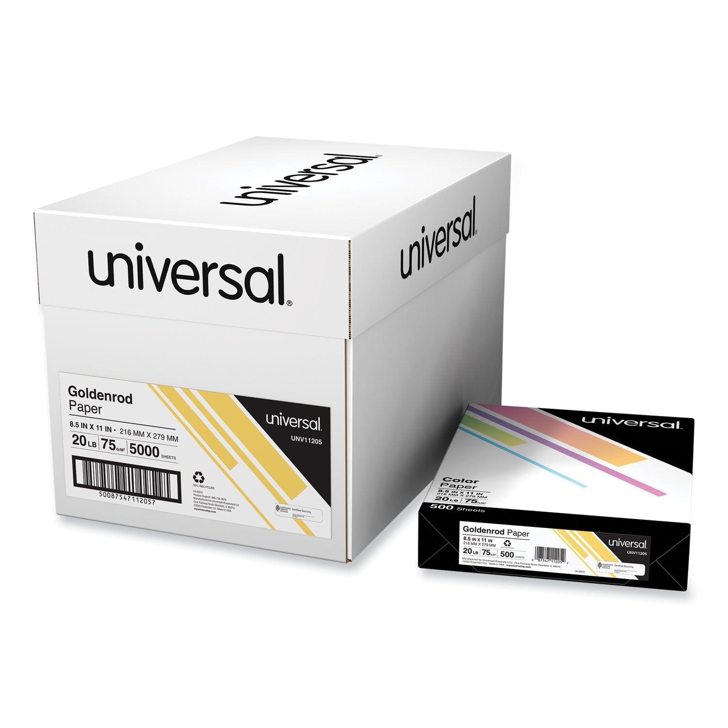 Deluxe Colored Paper | Goldenrod, 10 Reams/Case