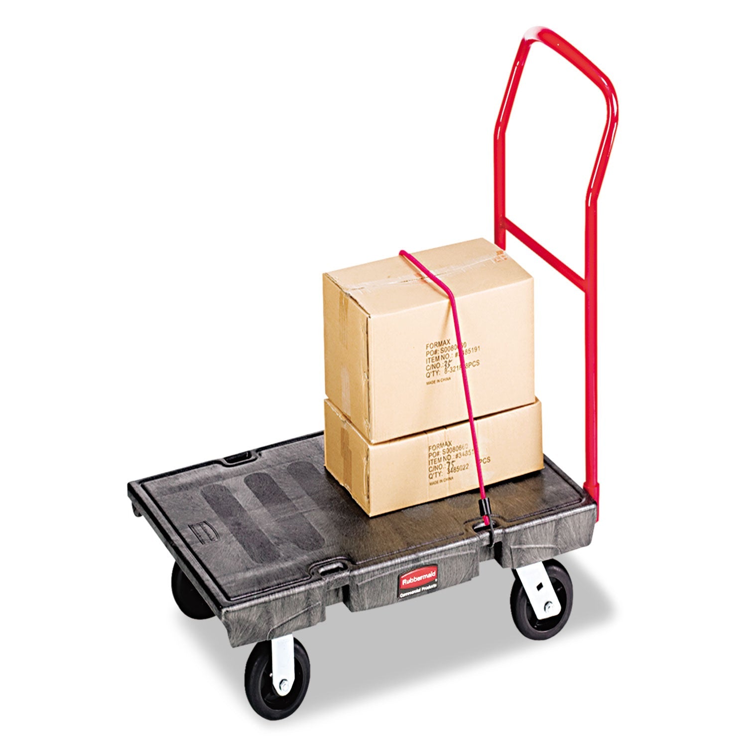 Rubbermaid® Commercial Heavy-Duty Platform Truck Cart, 2,000 Lb Capacity, 24 X 48 Platform, Black