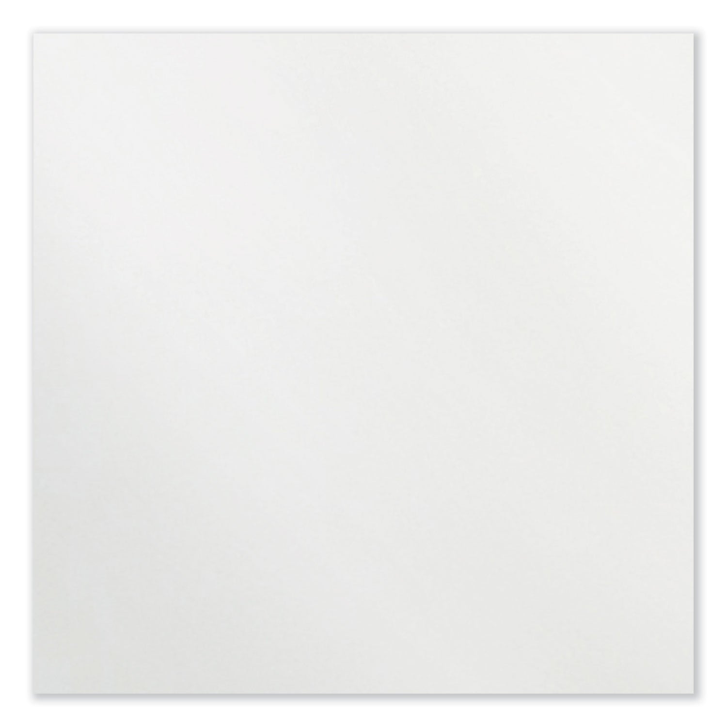 Ghent Coda Low Profile Circular Non-Magnetic Glassboard, 48" x 48", White Surface
